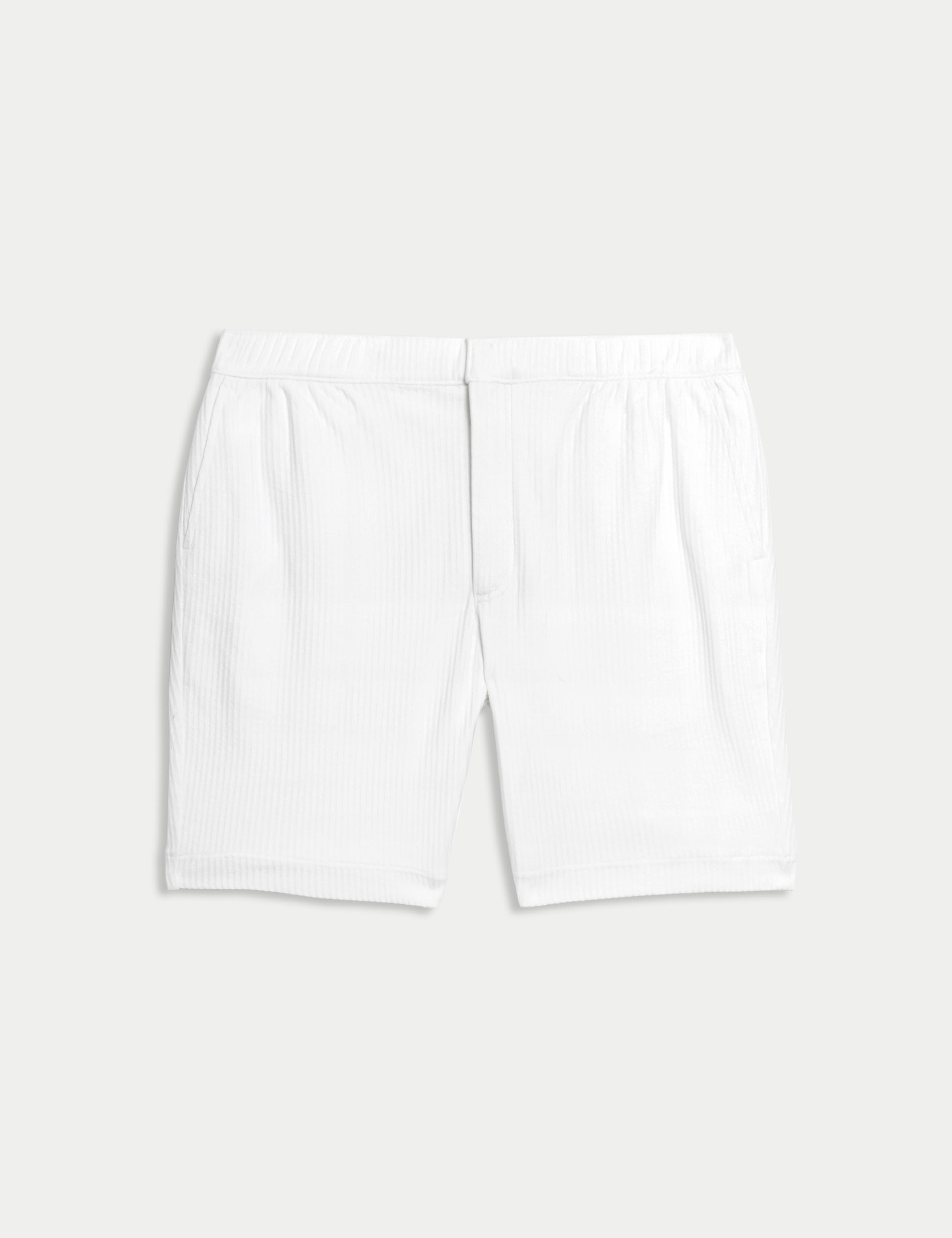 Pure Cotton Textured Shorts 2 of 6