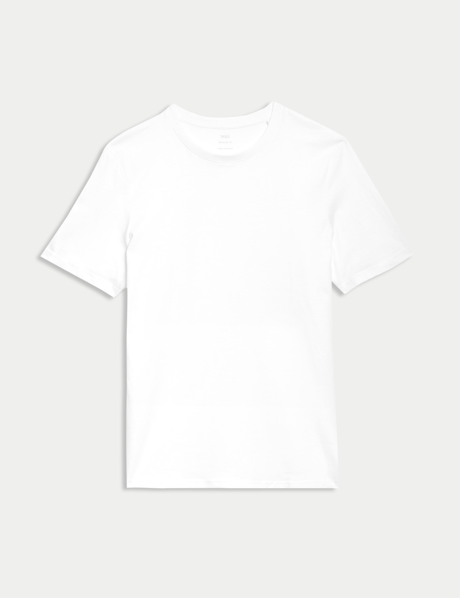 Regular Fit Pure Cotton Crew Neck T-Shirt 2 of 5