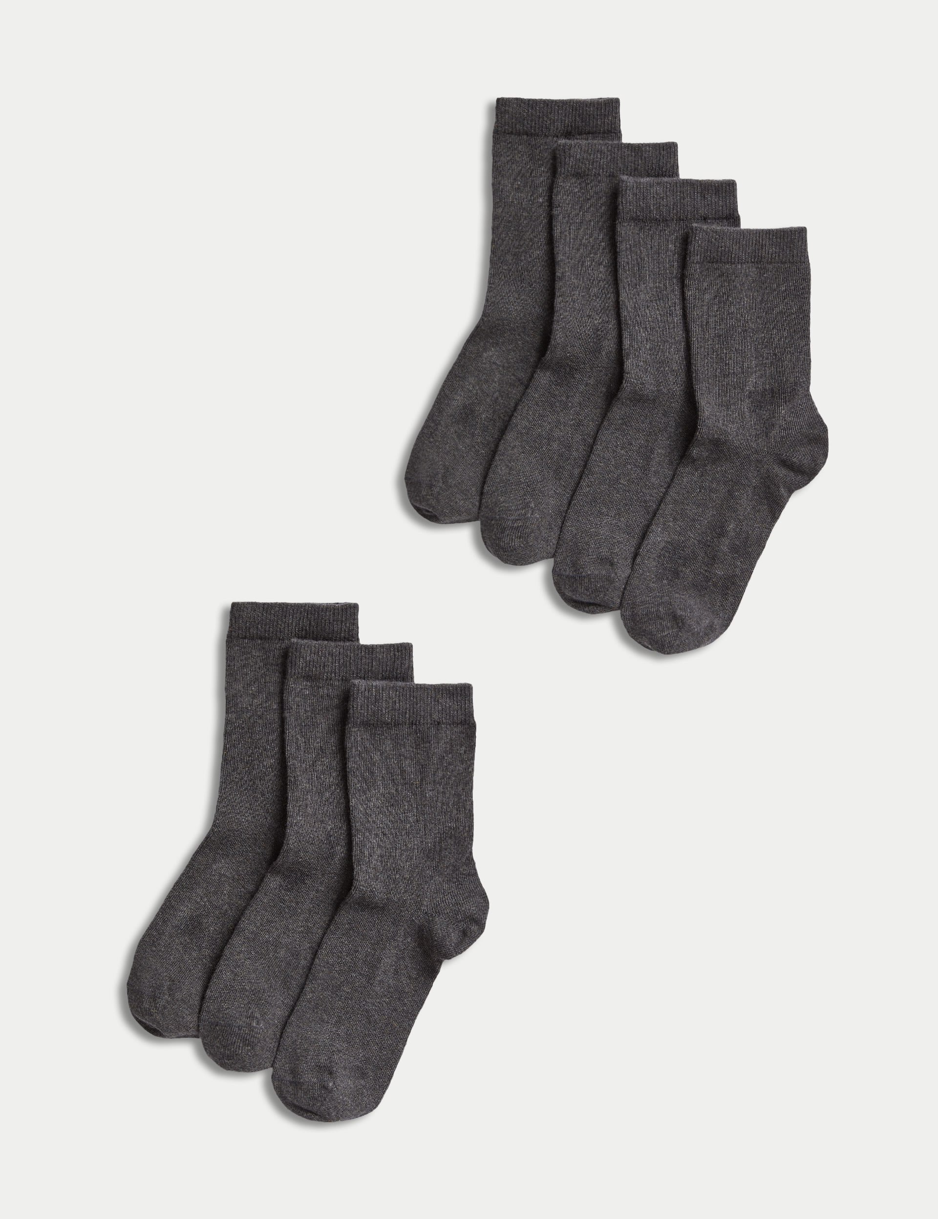 7pk of Ankle School Socks 2 of 3