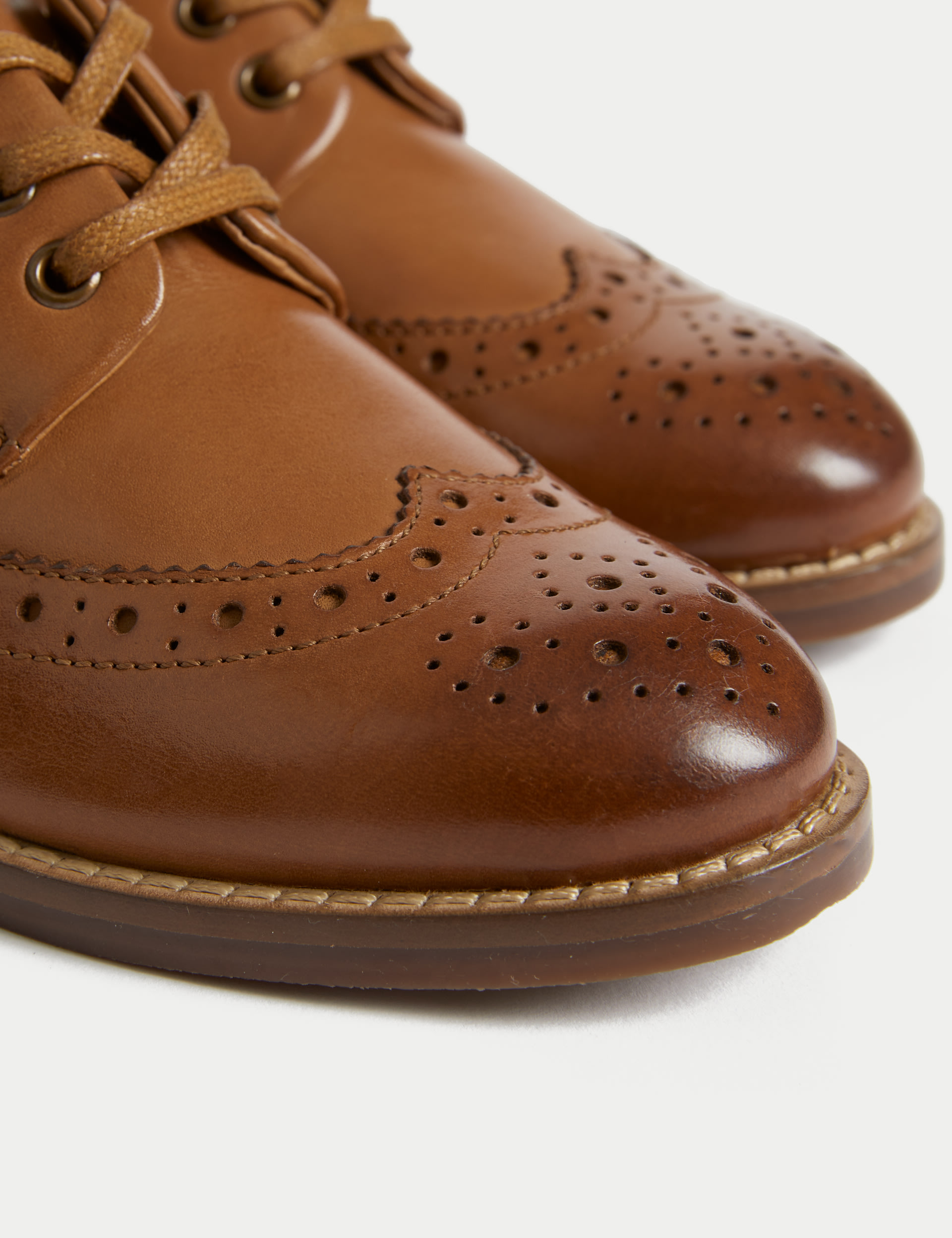 Kids' Leather Brogues (8 Small - 2 Large) 3 of 4