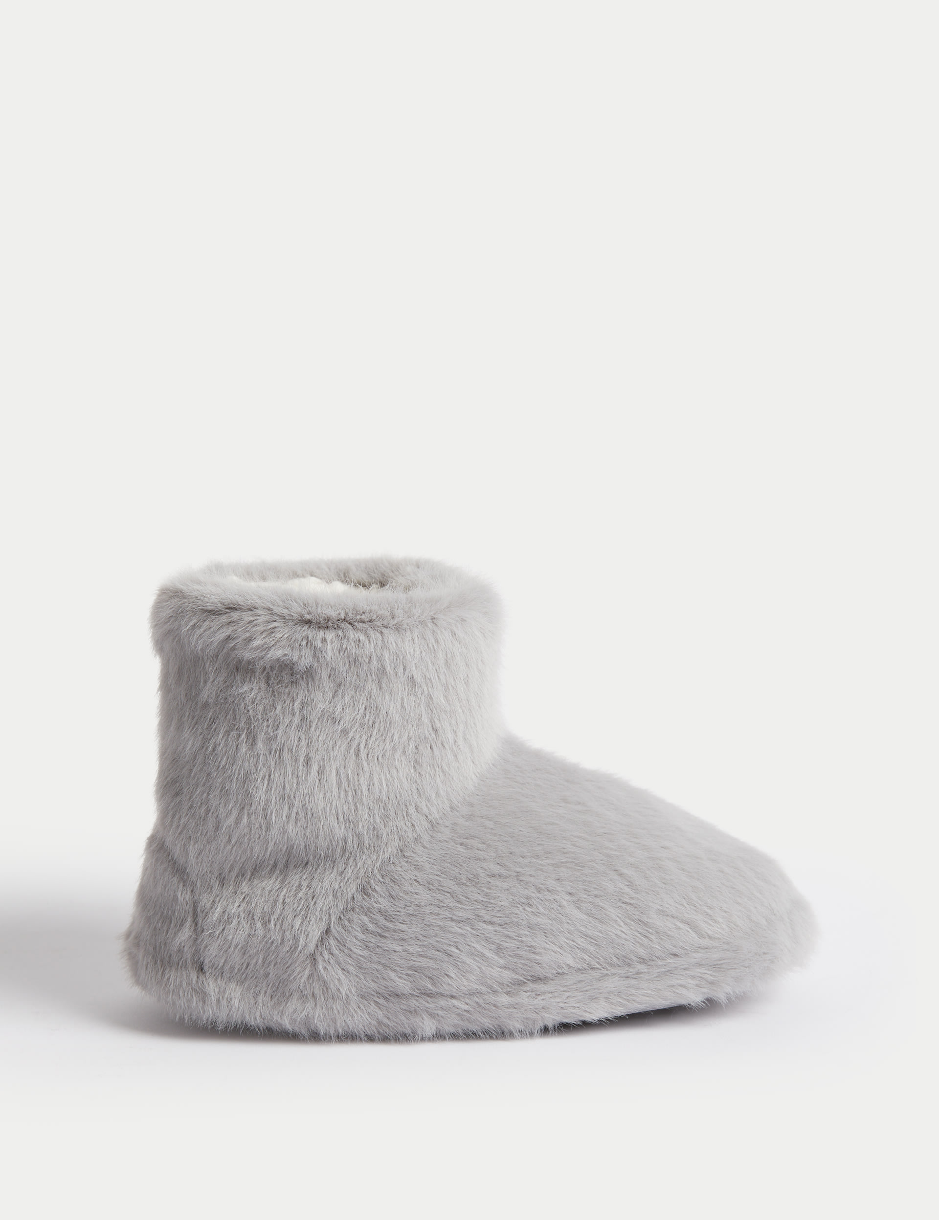 Kids' Faux Fur Slipper Boots (4 Small - 7 Large) 1 of 3