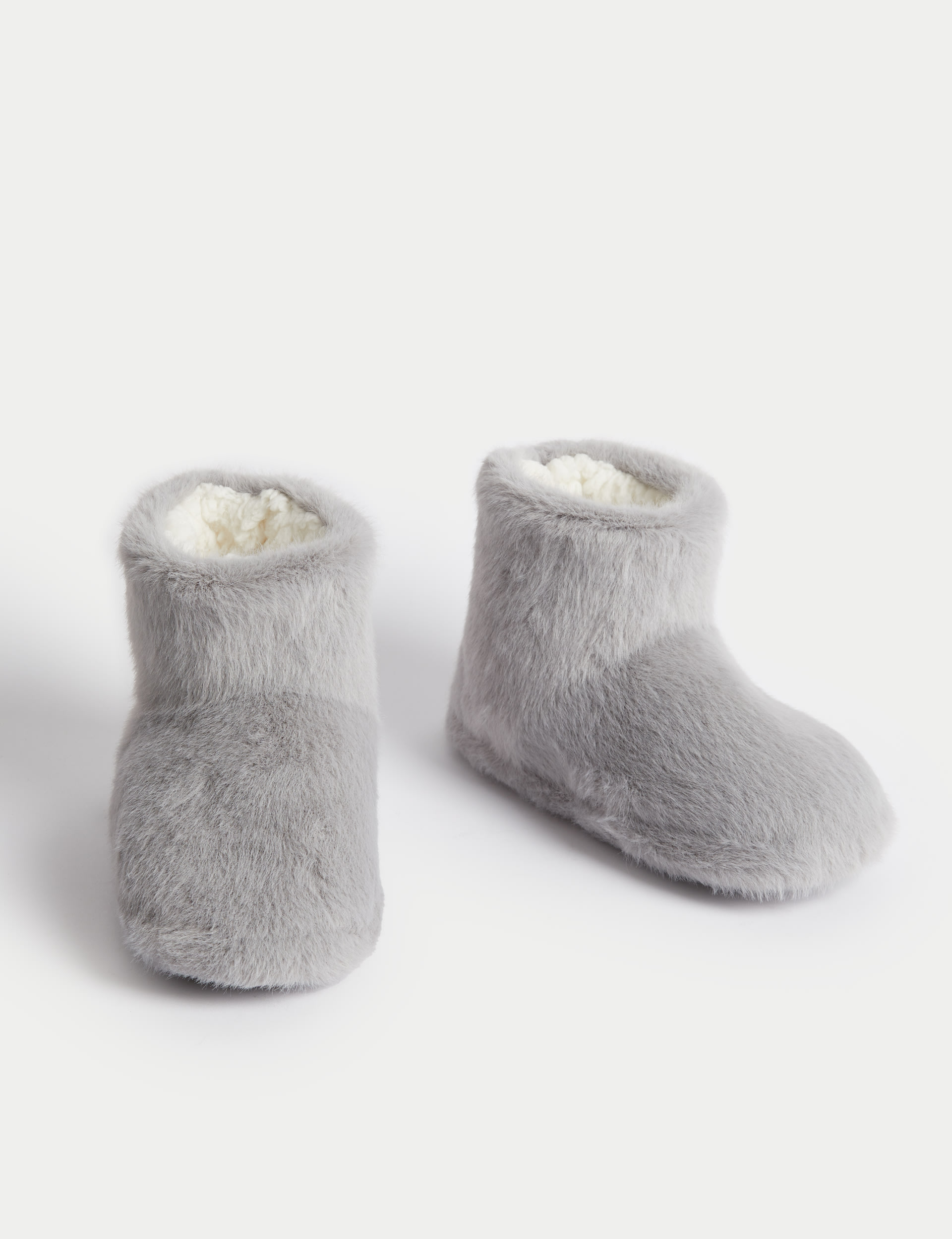 Kids' Faux Fur Slipper Boots (4 Small - 7 Large) 2 of 3