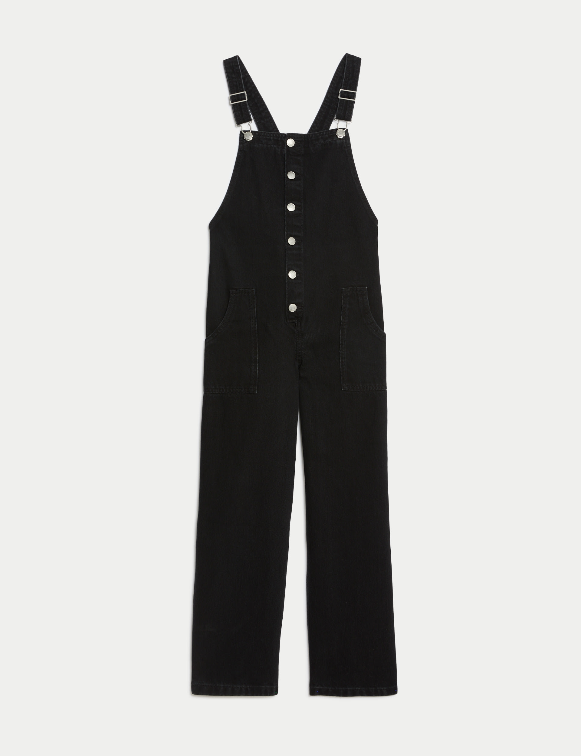 Pure Cotton Denim Dungarees (6-16 Yrs) 2 of 4