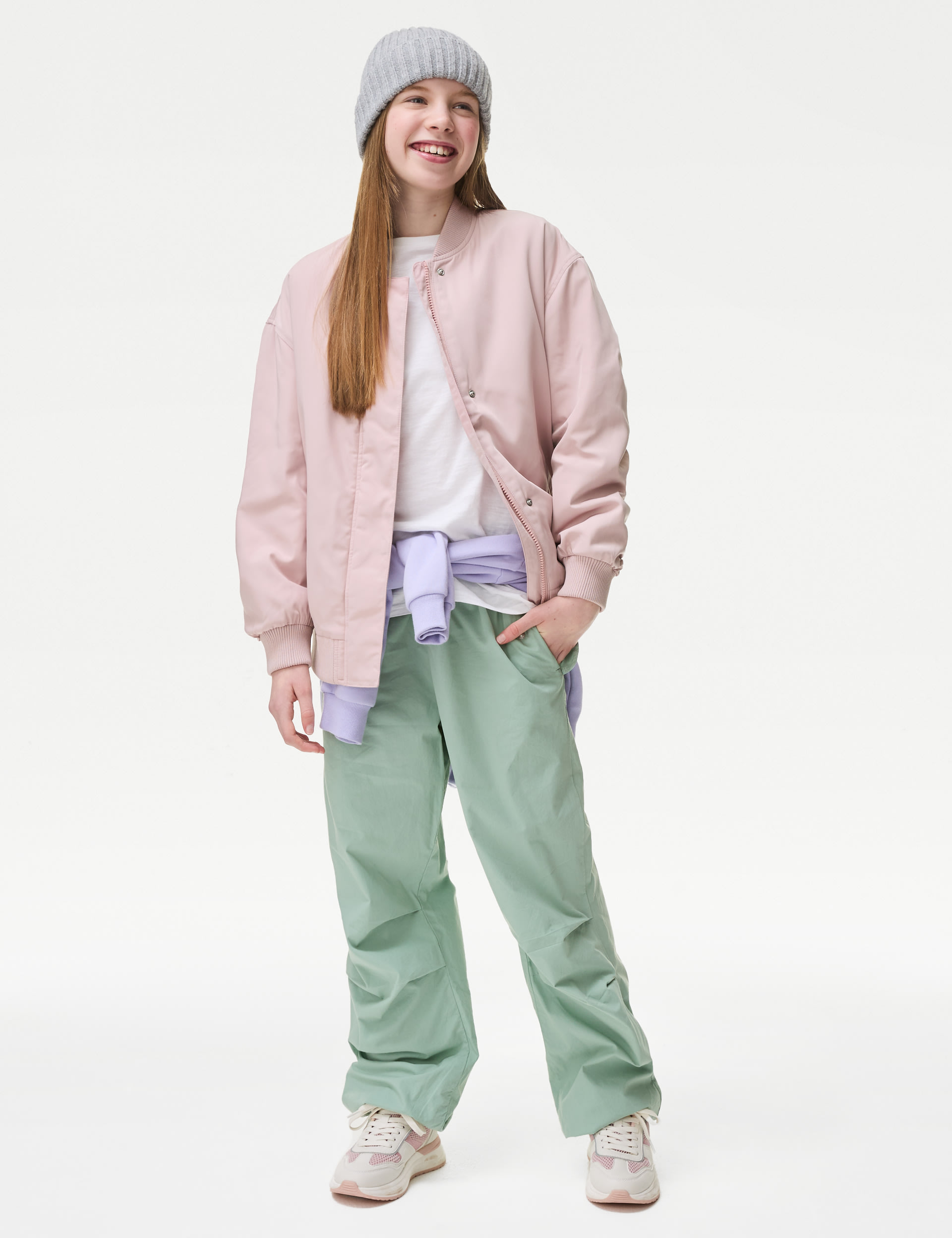 Satin Bomber Jacket (6-16 Yrs) 1 of 7