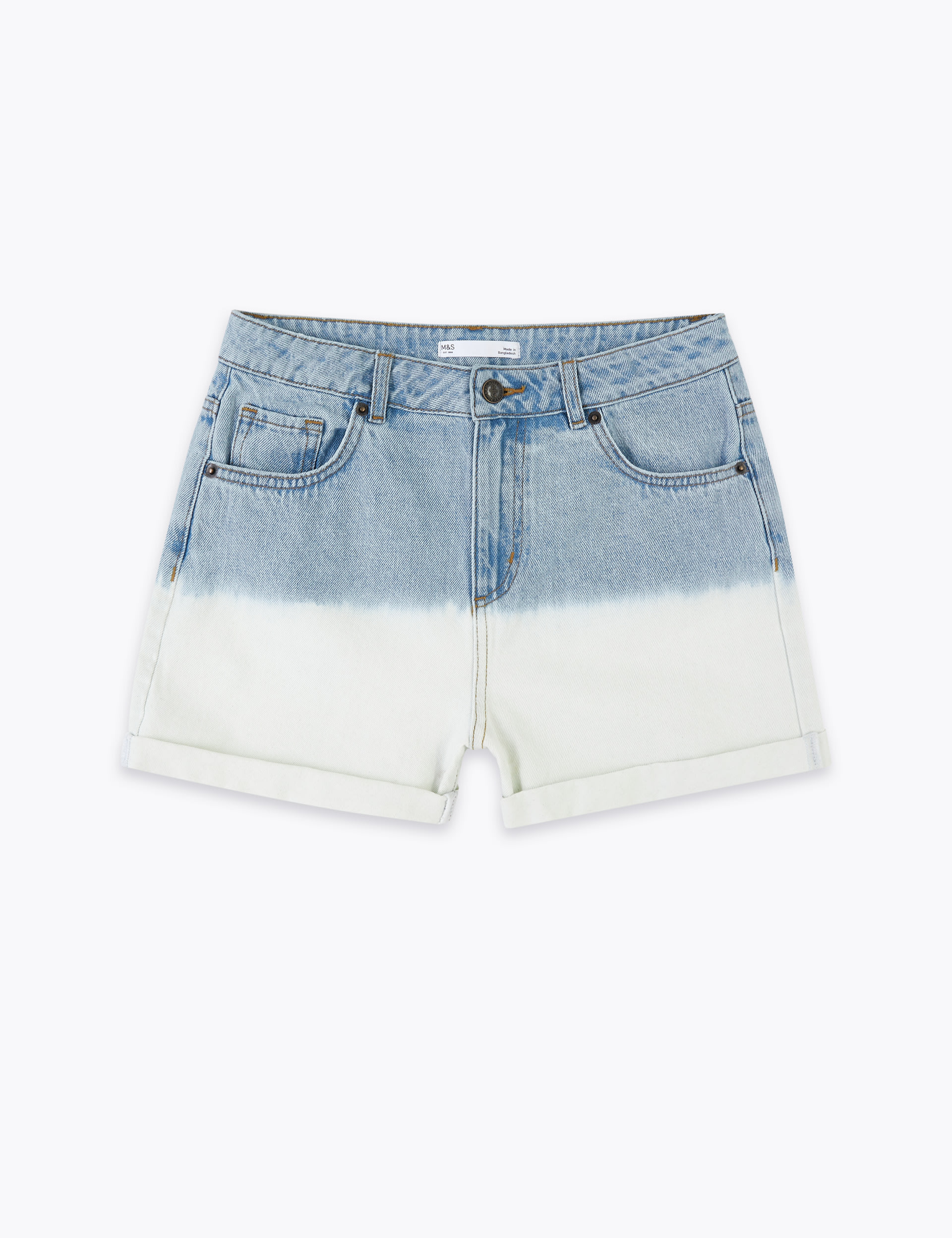 Denim Tie Dye Shorts 6 16 Yrs M S
