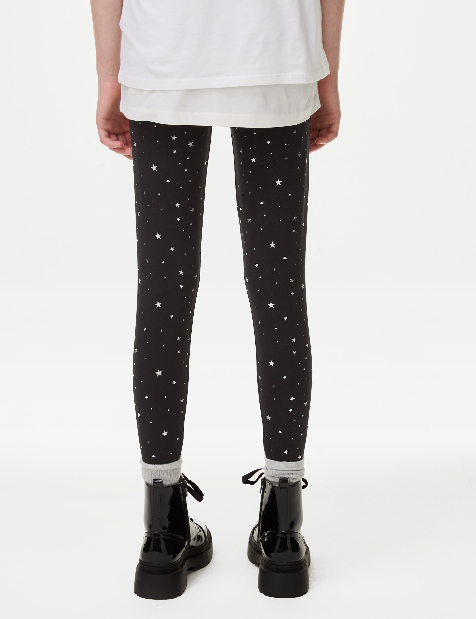 Cotton Rich Star Leggings (6-16 Yrs) 5 of 6