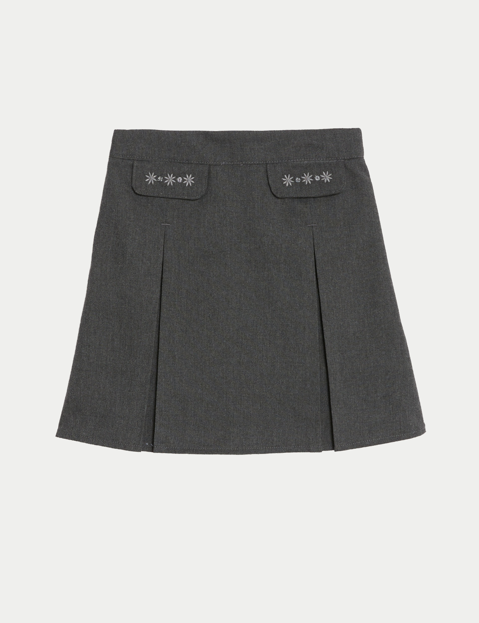 Girls' Embroidered School Skirt (2-18 Yrs) 2 of 6