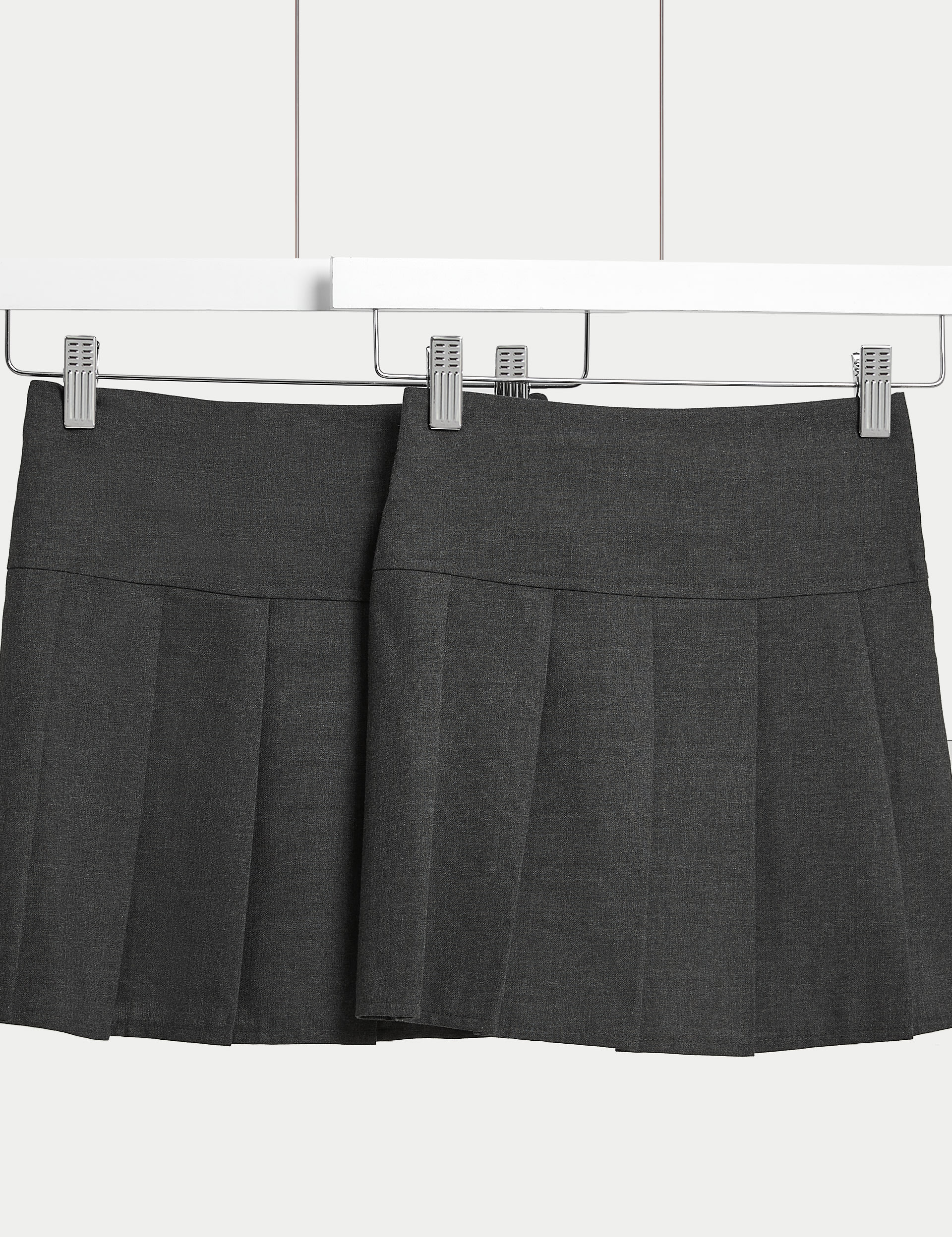 2pk Girls' Crease Resistant School Skirts (2-16 Yrs) 1 of 5