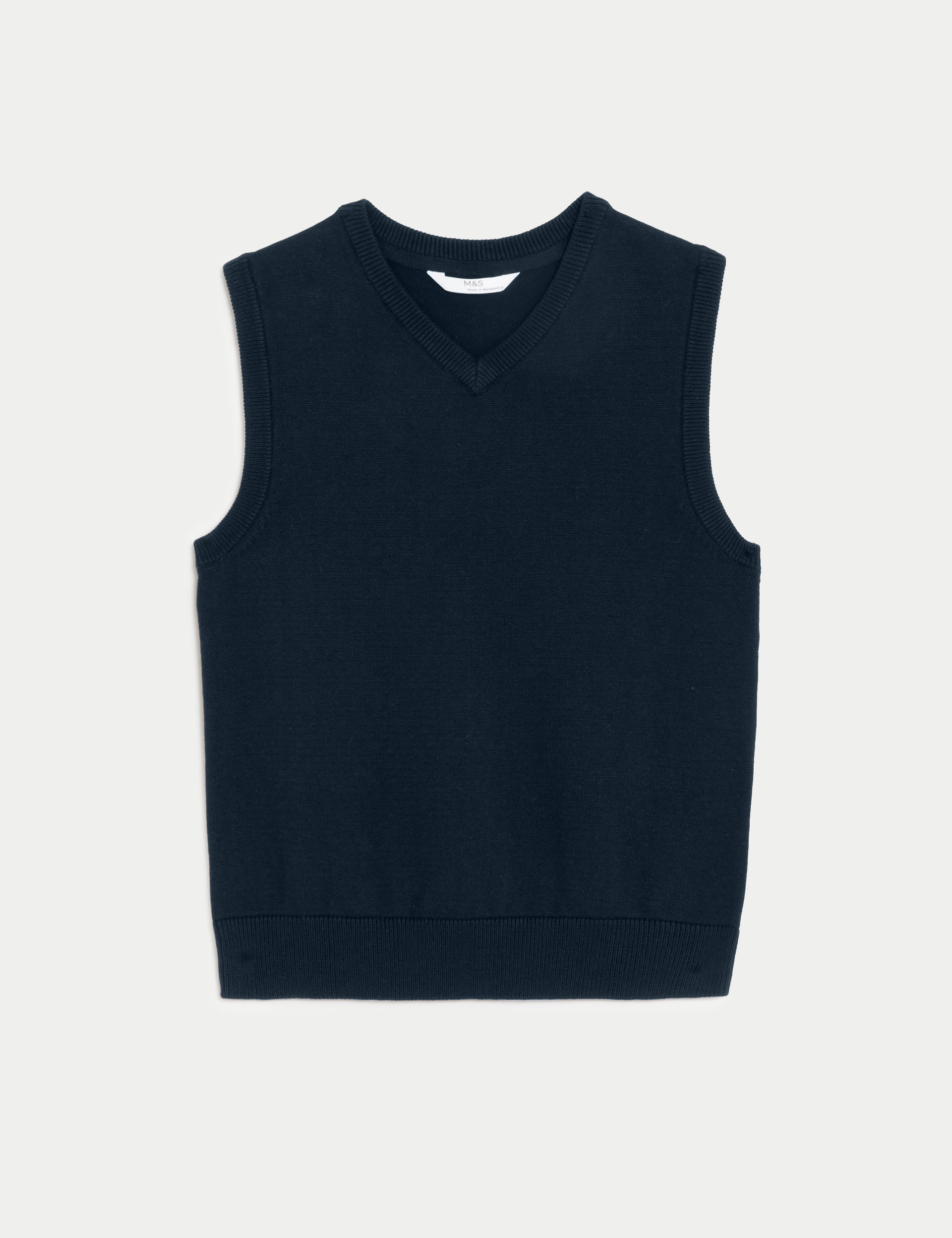 Unisex Pure Cotton School Tank Top (2-18 Yrs) 2 of 5