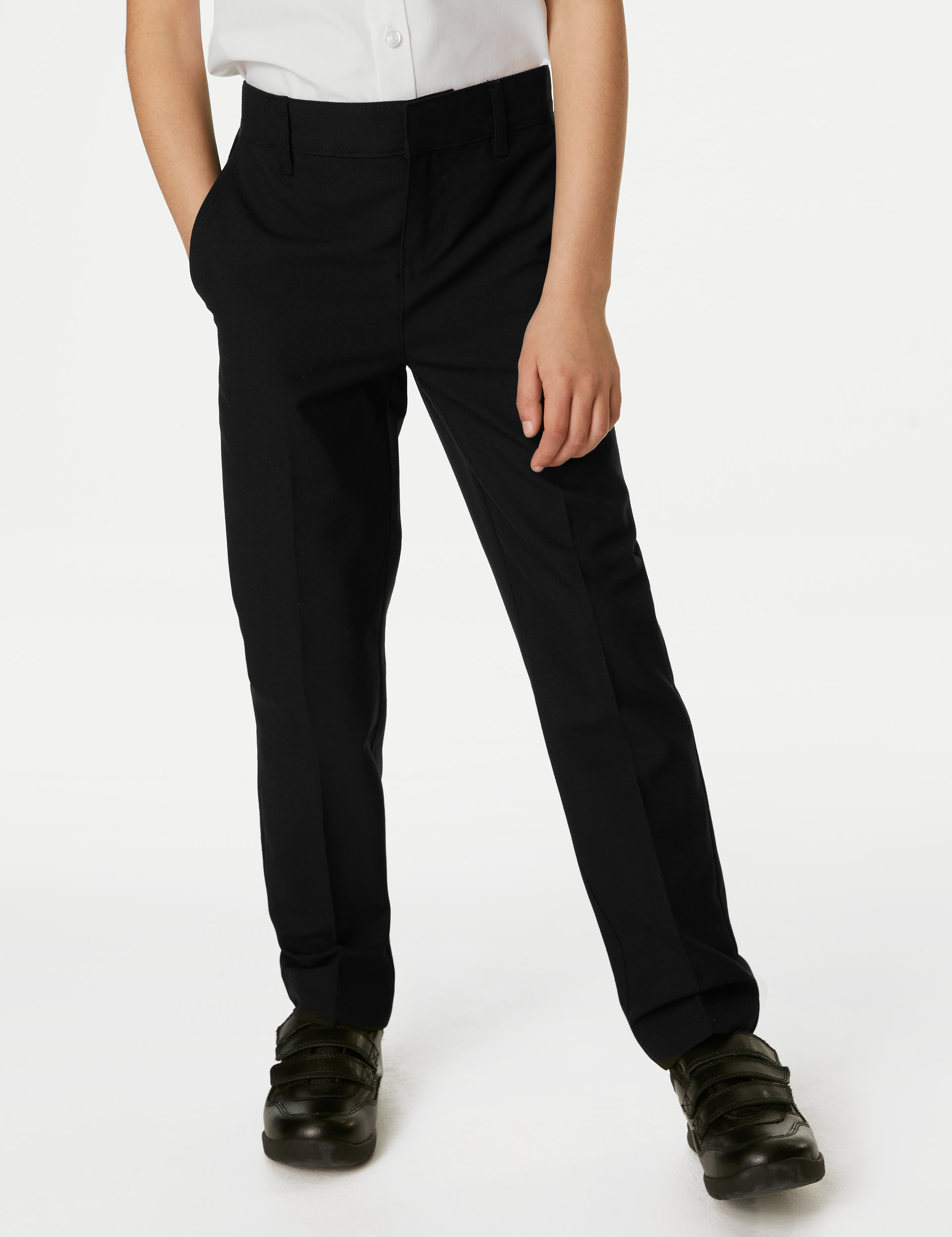 Boys' Regular Leg School Trousers (2-16 Yrs) 3 of 4