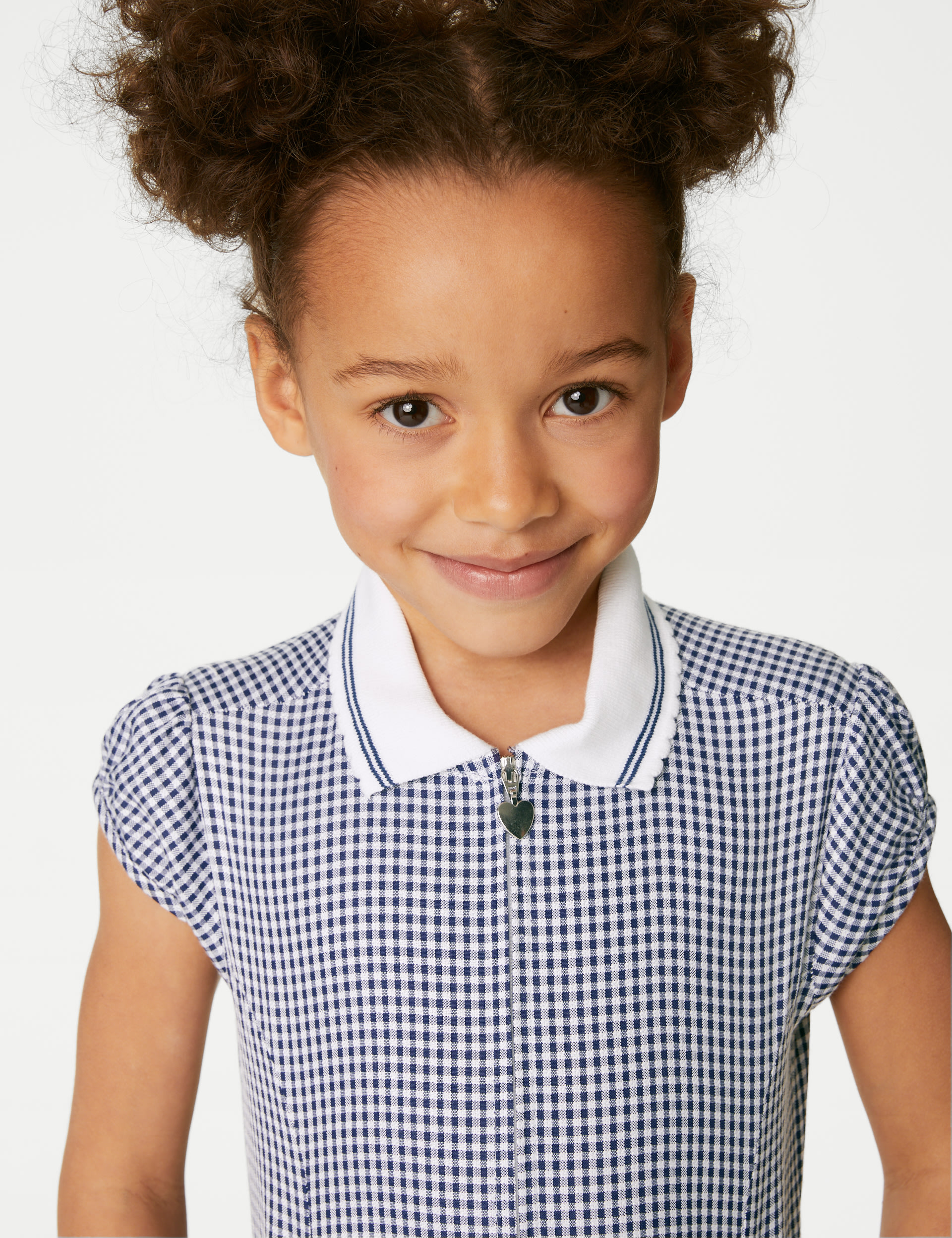 Girls' Gingham School Playsuit (2-14 Yrs) 3 of 6