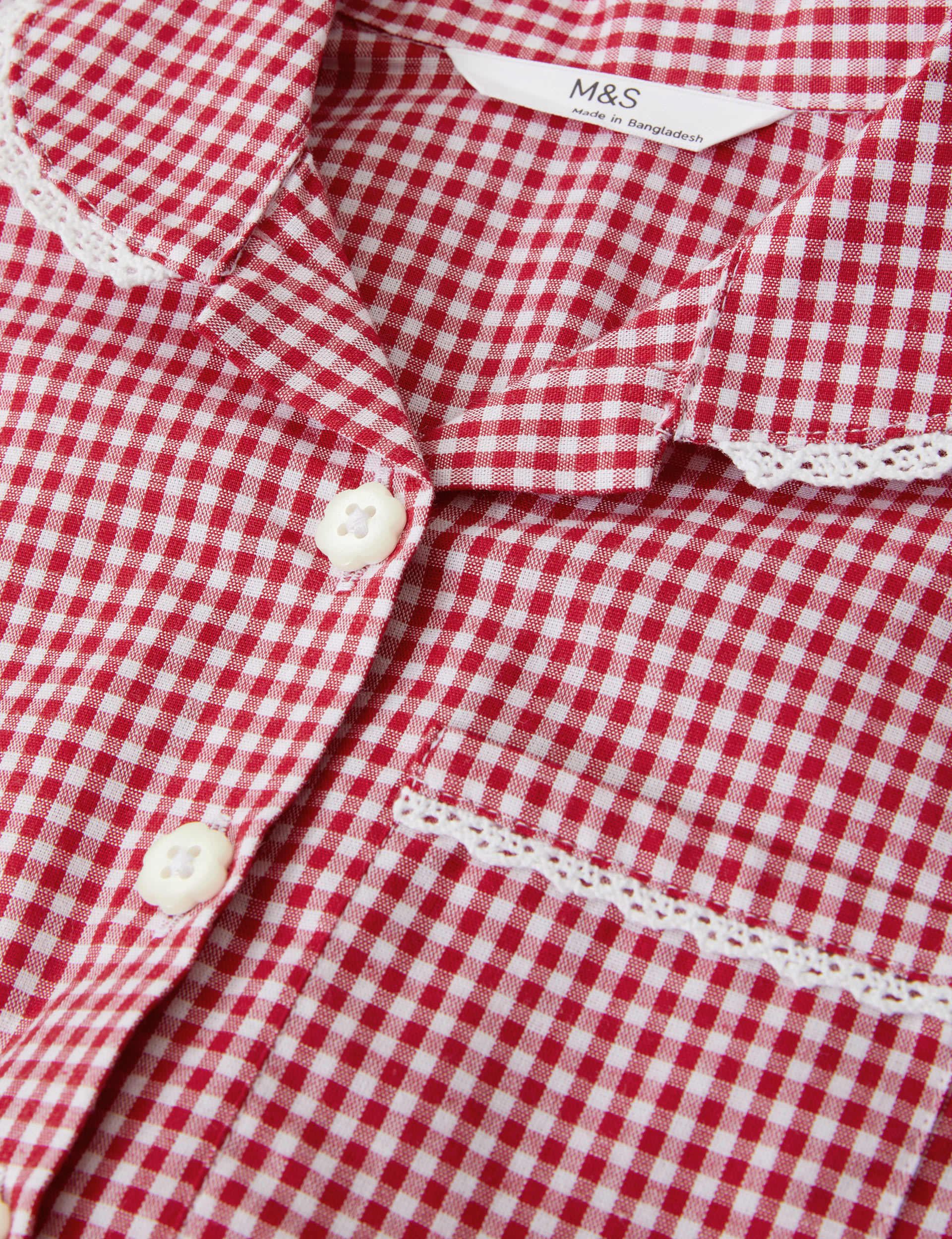 2pk Girls' Cotton Rich Gingham School Dresses (2-14 Yrs) 5 of 5