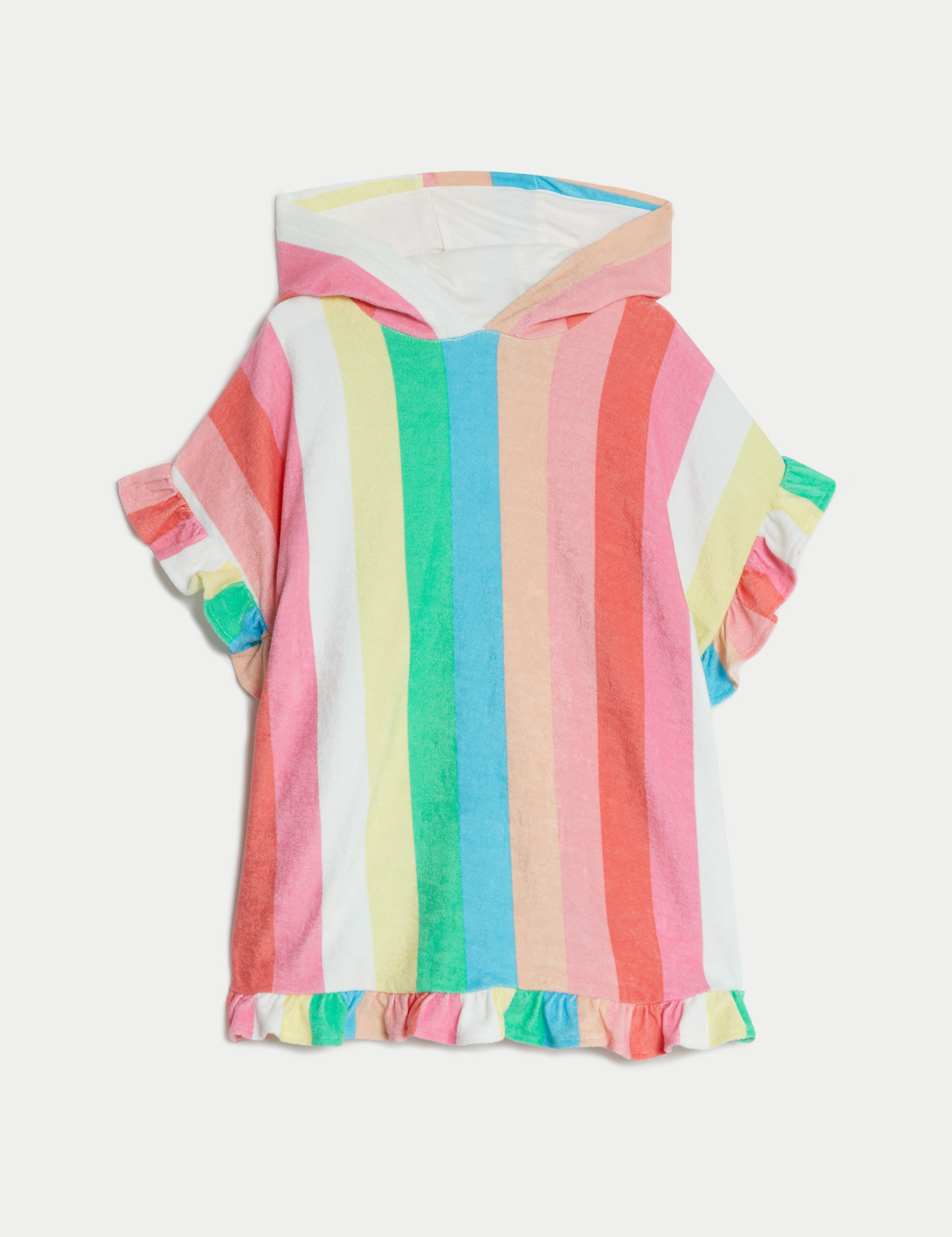 Cotton Rich Rainbow Towelling Poncho (2-8 Yrs) 2 of 5