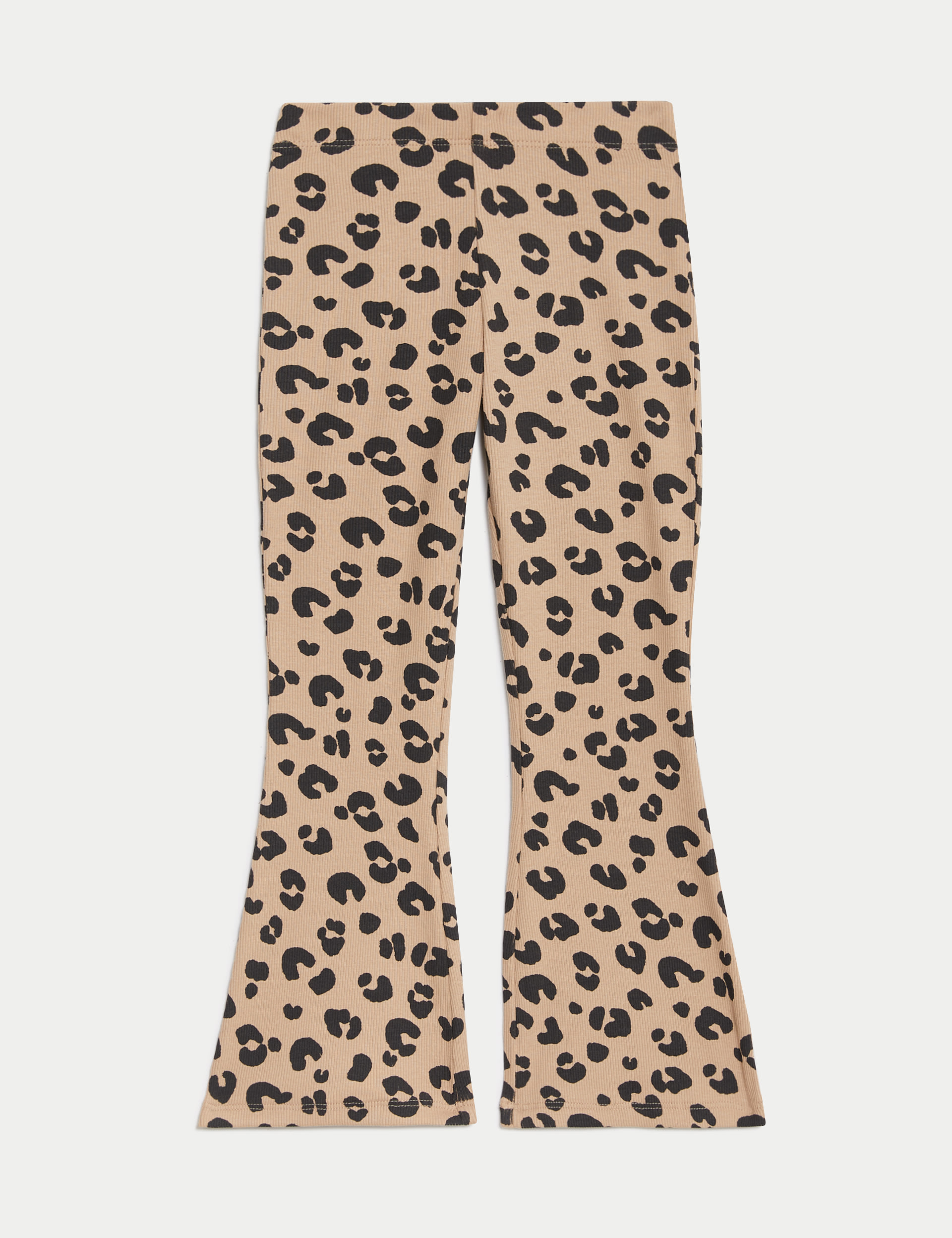 Cotton Rich Leopard Flared Leggings (2-8 Yrs) 2 of 5