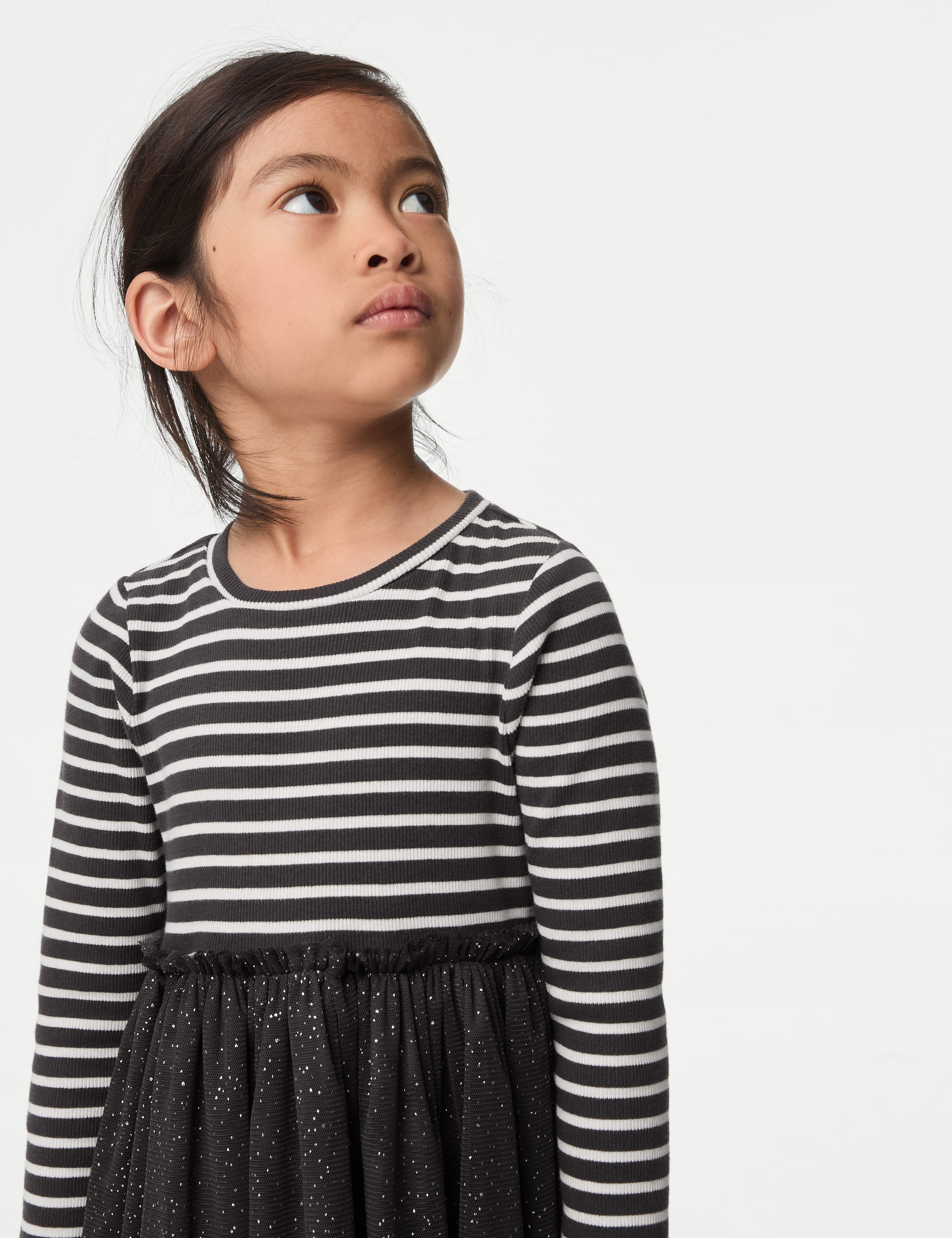 Striped Glitter Dress (2-8 Yrs) 3 of 5