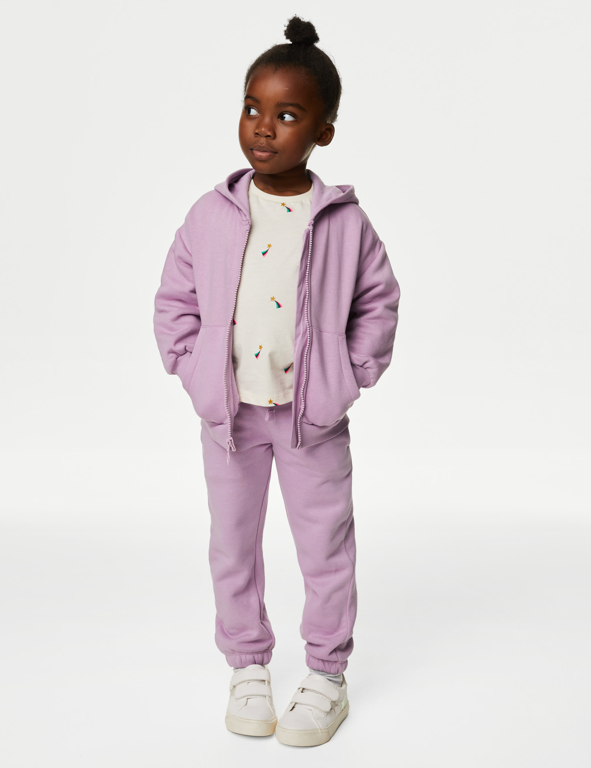 Cotton Rich Plain Hoodie (2-8 Yrs) 5 of 5