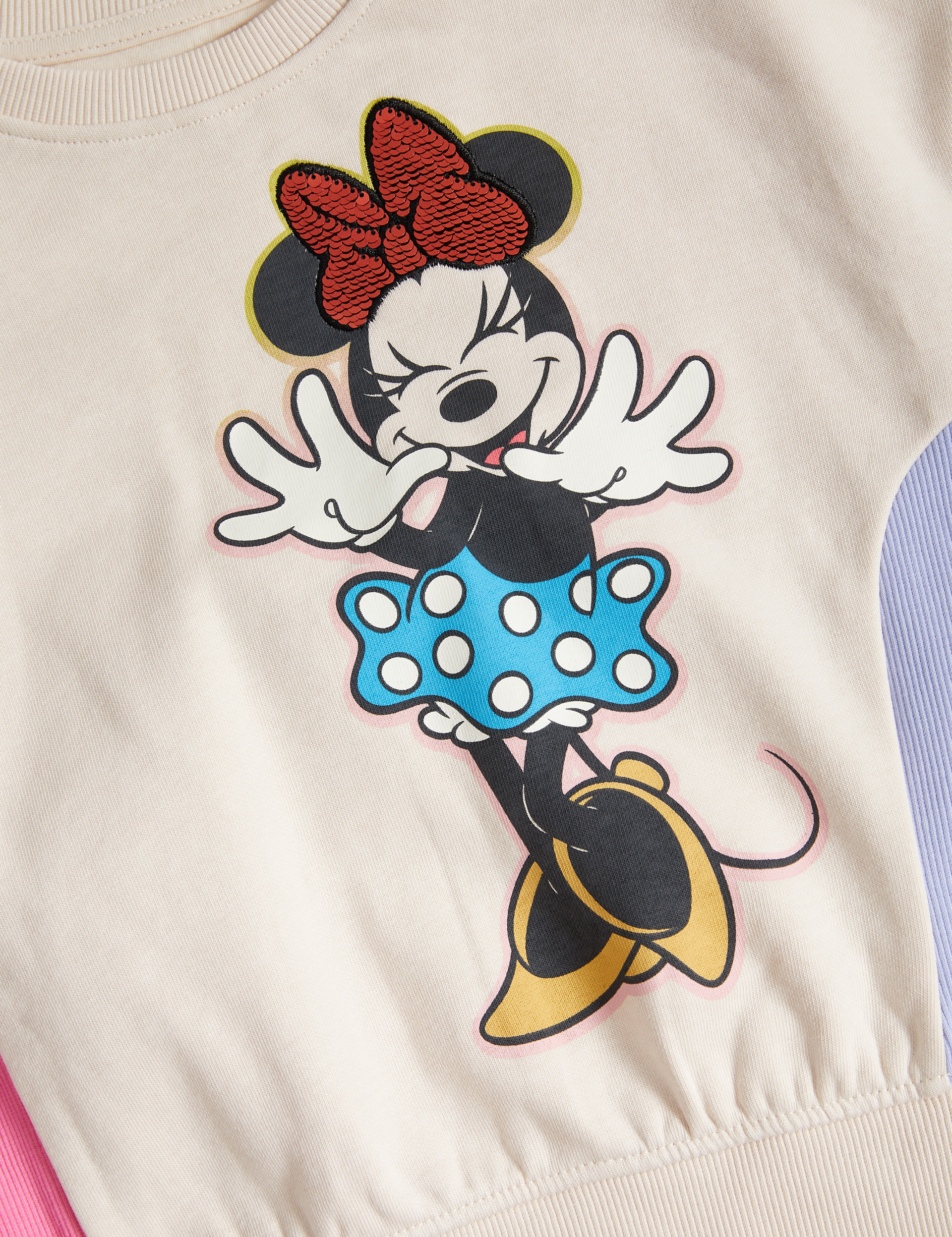 Cotton Rich Minnie™ Sweatshirt (2-8 Yrs) 2 of 2