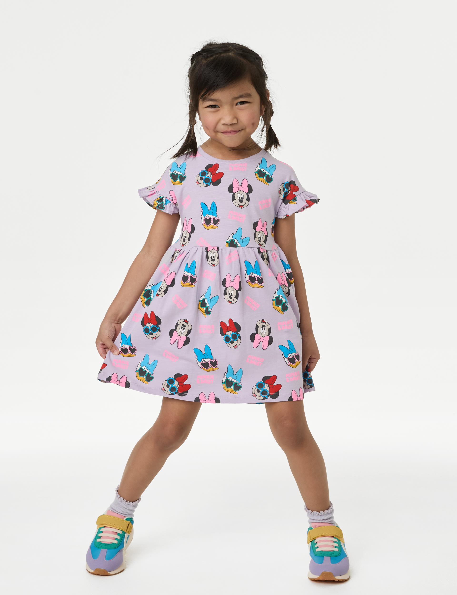 Pure Cotton Minnie Mouse™ Dress (2-8 Yrs) 3 of 5