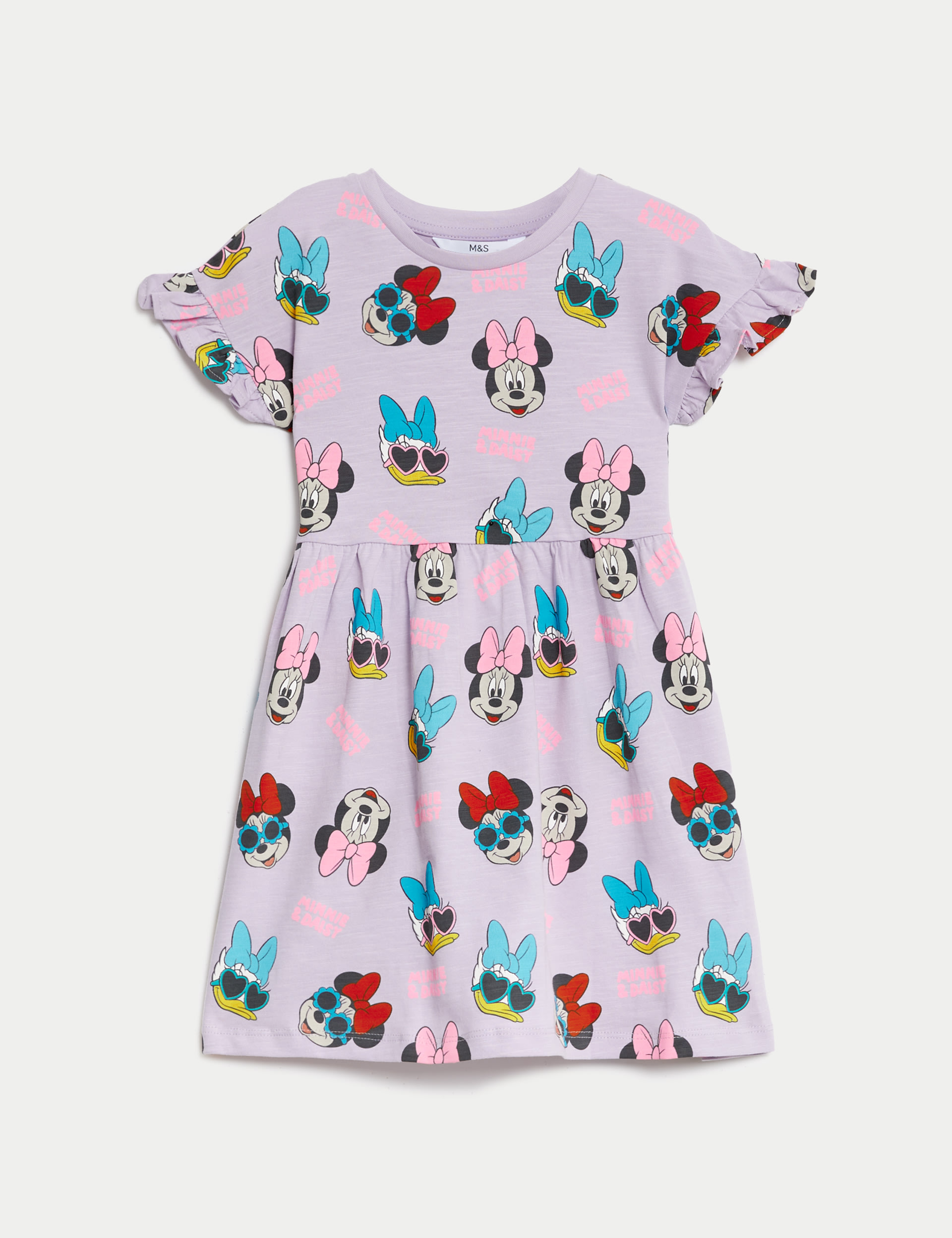 Pure Cotton Minnie Mouse™ Dress (2-8 Yrs) 2 of 5