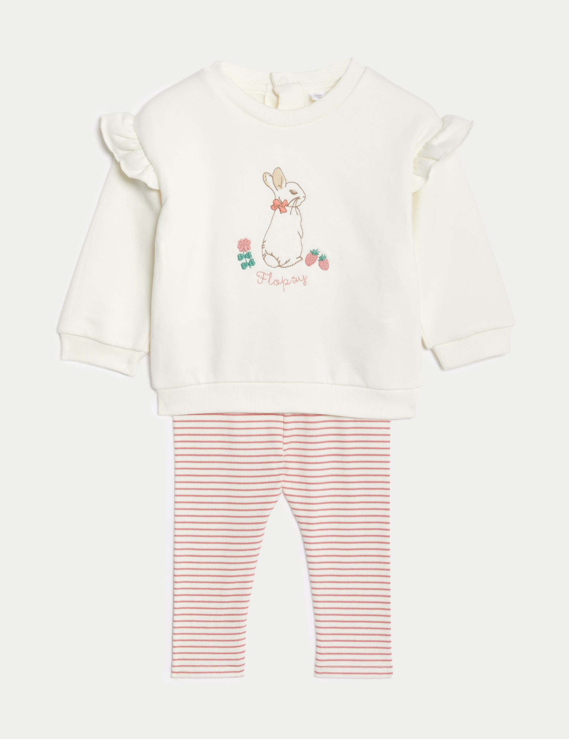 2pc Cotton Rich Peter Rabbit™ Outfit (0-3 Yrs) 1 of 6