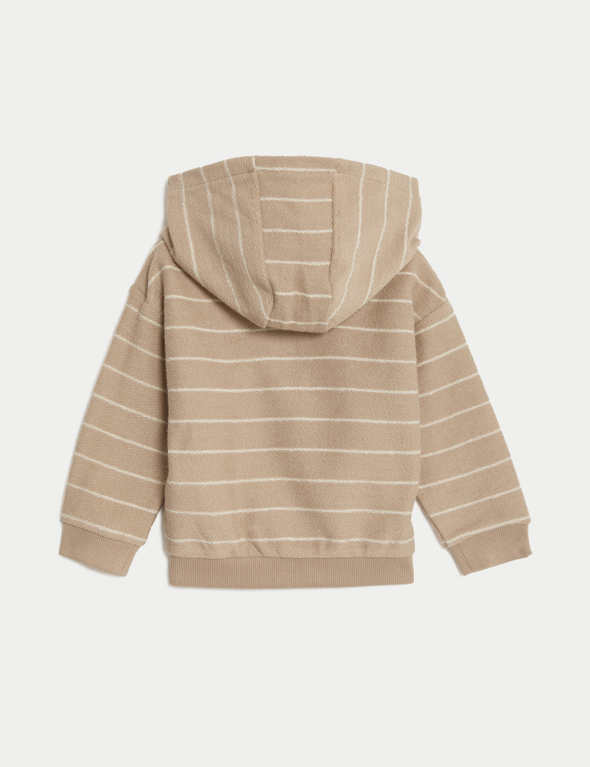 Cotton Rich Striped Zip Hoodie (0-3 Yrs) 2 of 3