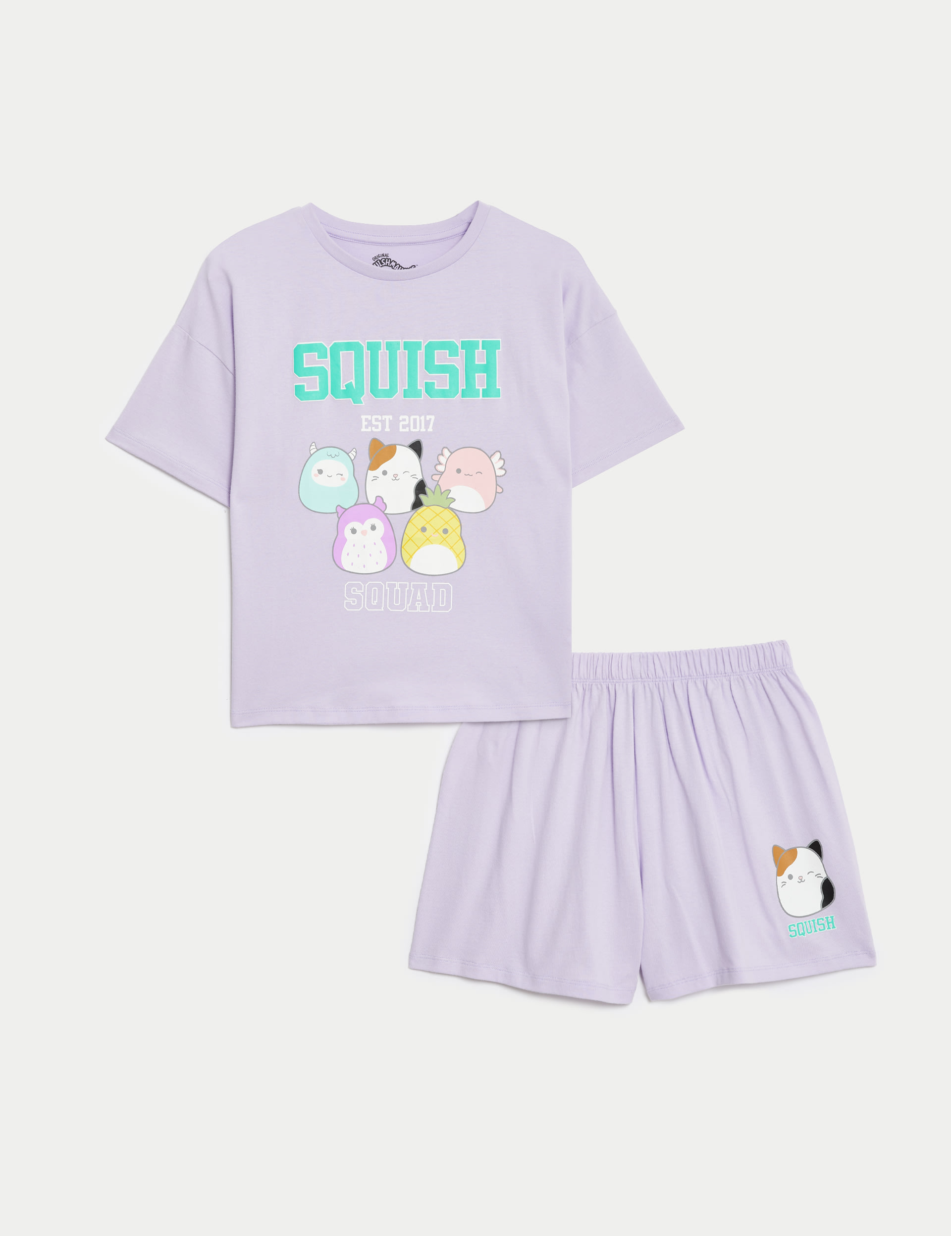 Squishmallows™ Pure Cotton Pyjamas (5-16 Yrs) 2 of 5