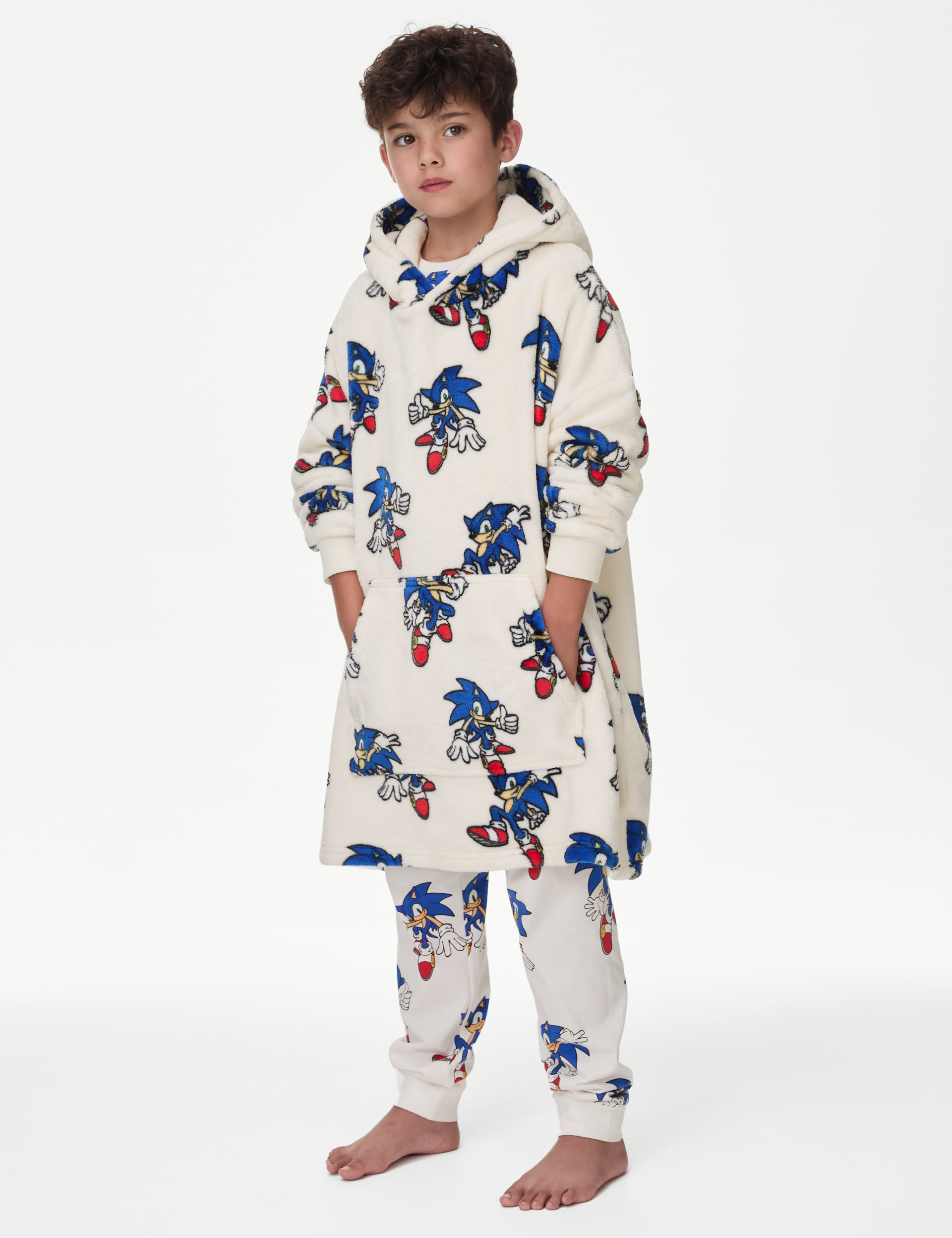 Sonic the Hedgehog Oversized Hoodie (3-14 Yrs) 3 of 6