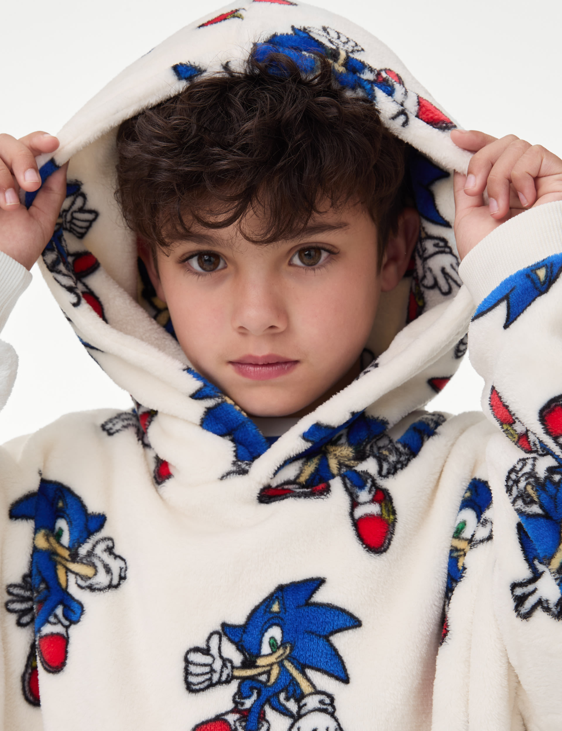 Sonic the Hedgehog Oversized Hoodie (3-14 Yrs) 5 of 6