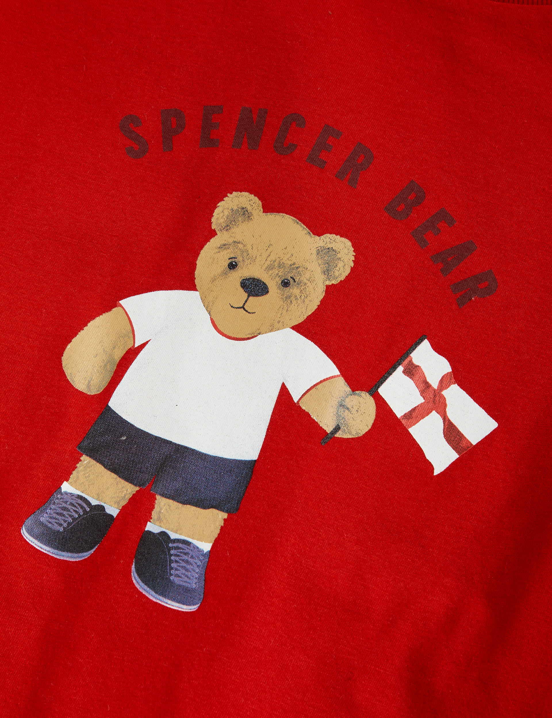 Pure Cotton Spencer Bear™ England T-Shirt (6-16 Yrs) 2 of 3