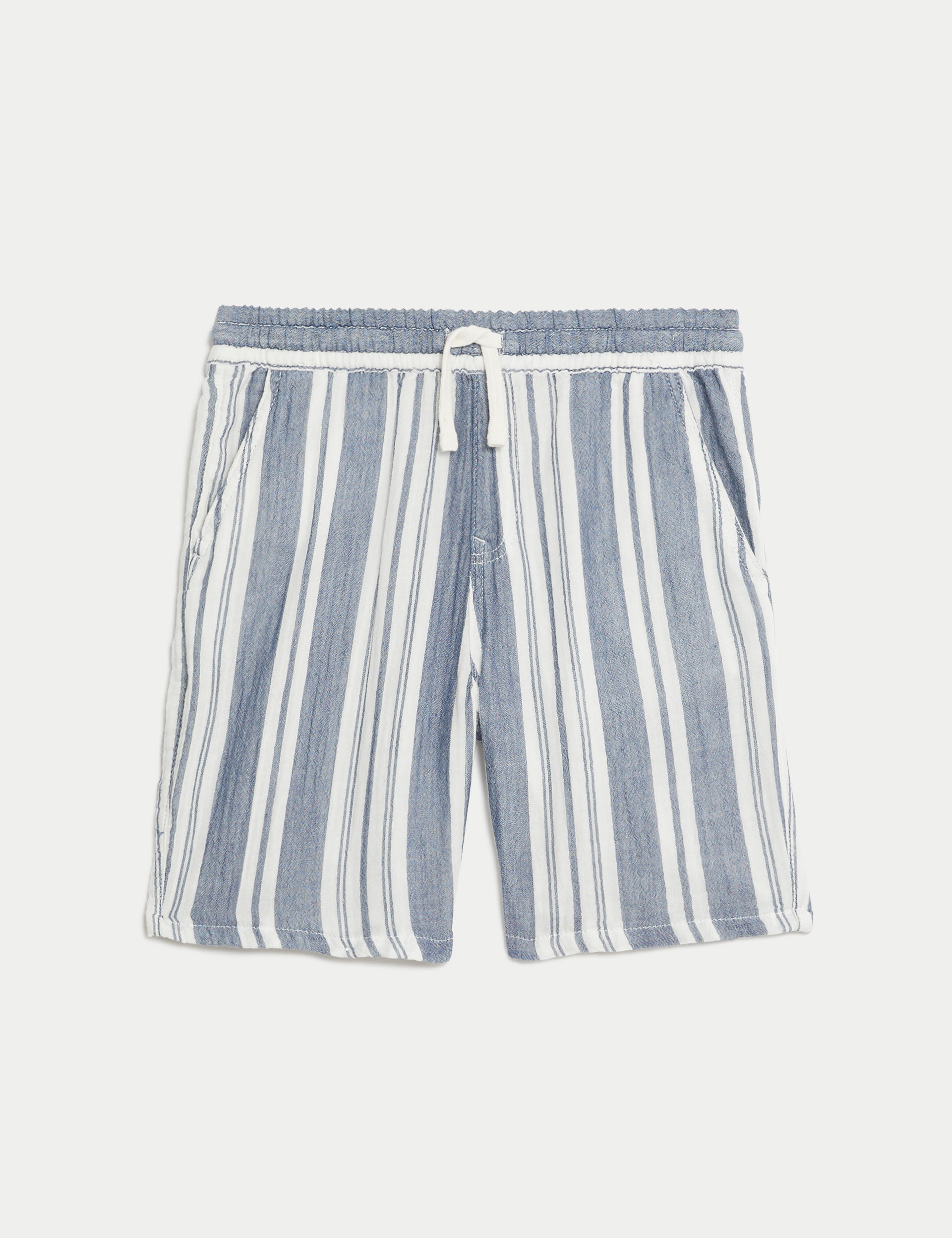 Pure Cotton Striped Shorts (6-16 Yrs) 2 of 5