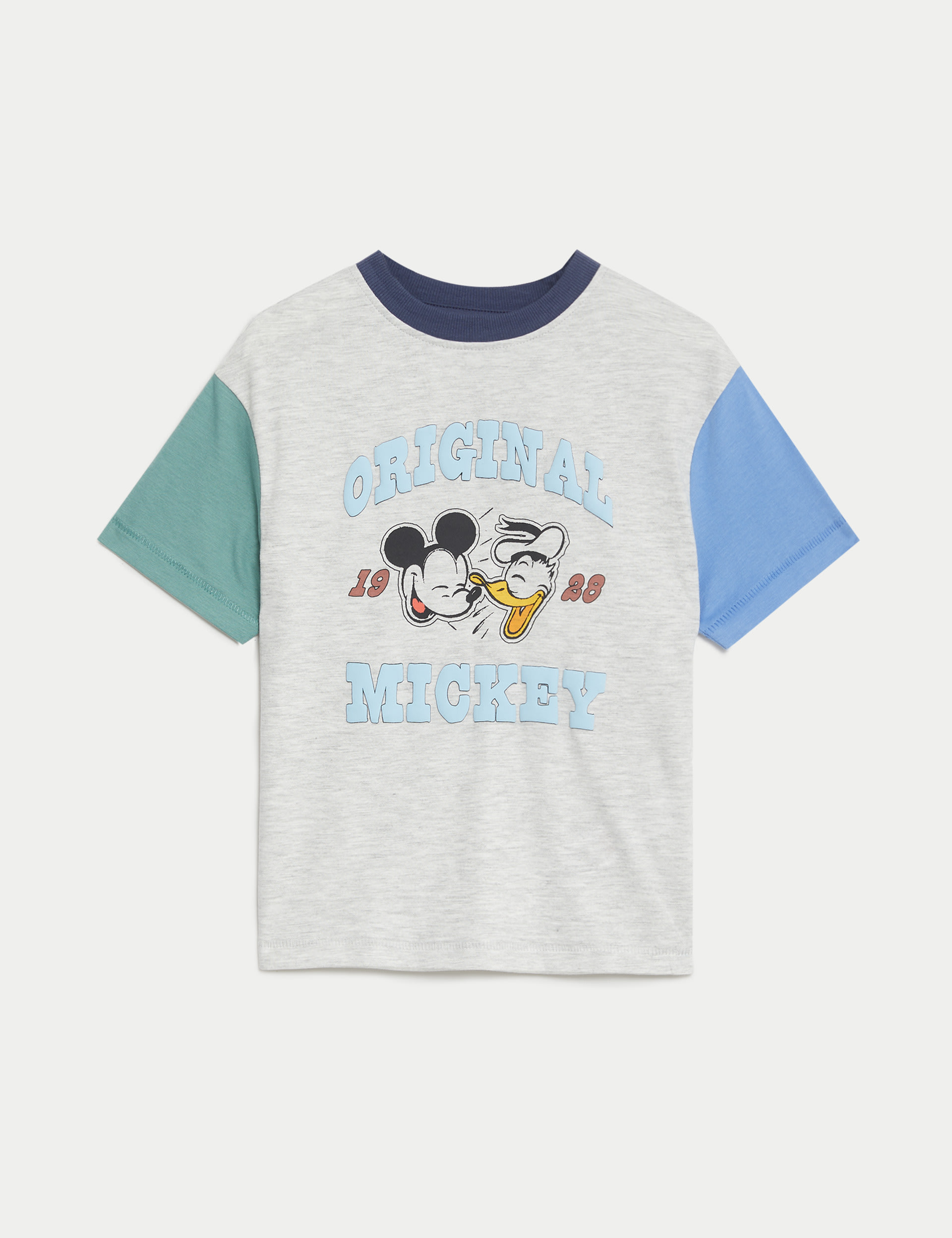 Cotton Rich Mickey™ T-Shirt (2-8 Yrs) 1 of 3