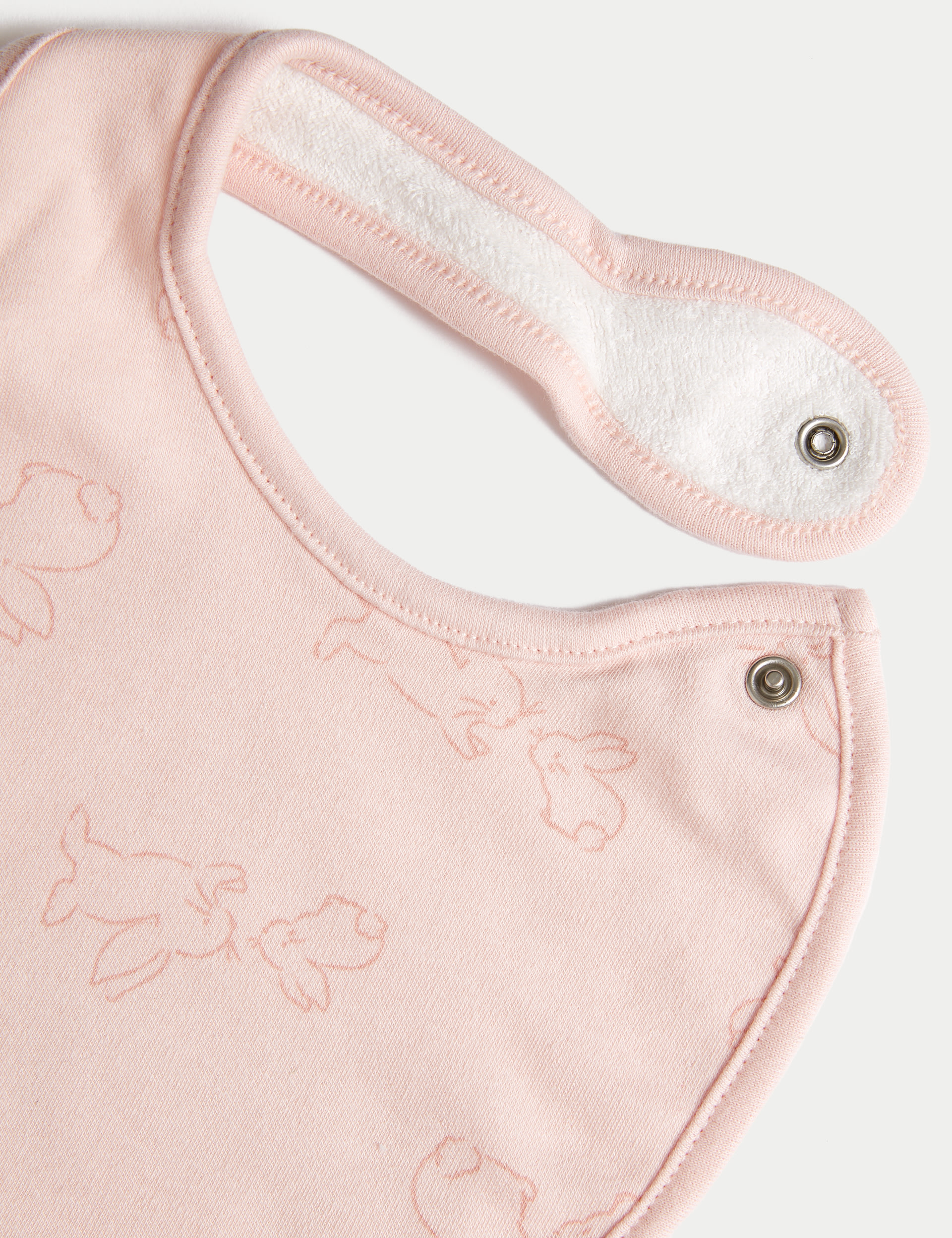 5pk Pure Cotton Printed Dribble Bibs 2 of 2