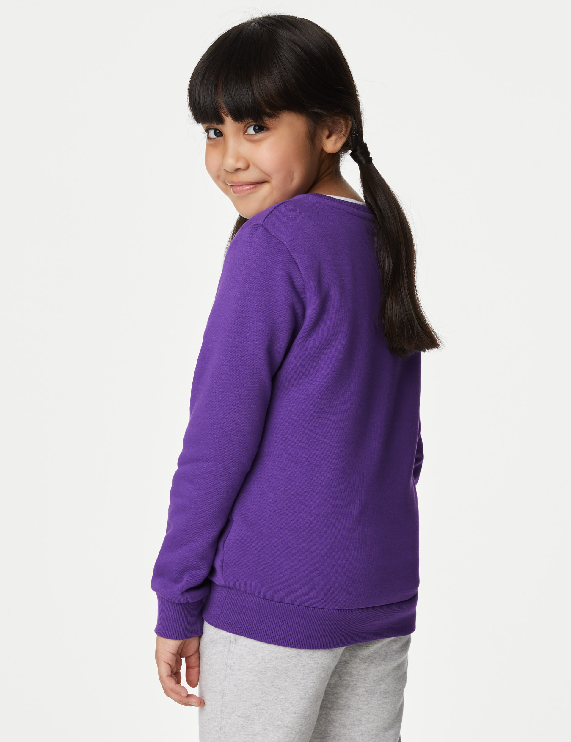 Unisex Cotton Crew Neck Sweatshirt (2-16 Yrs) 5 of 5