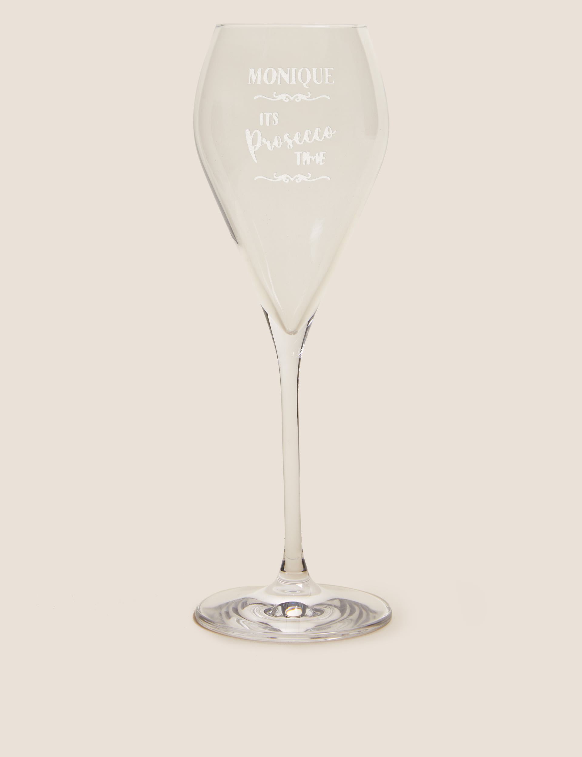 Personalised Name Prosecco Glass 1 of 3