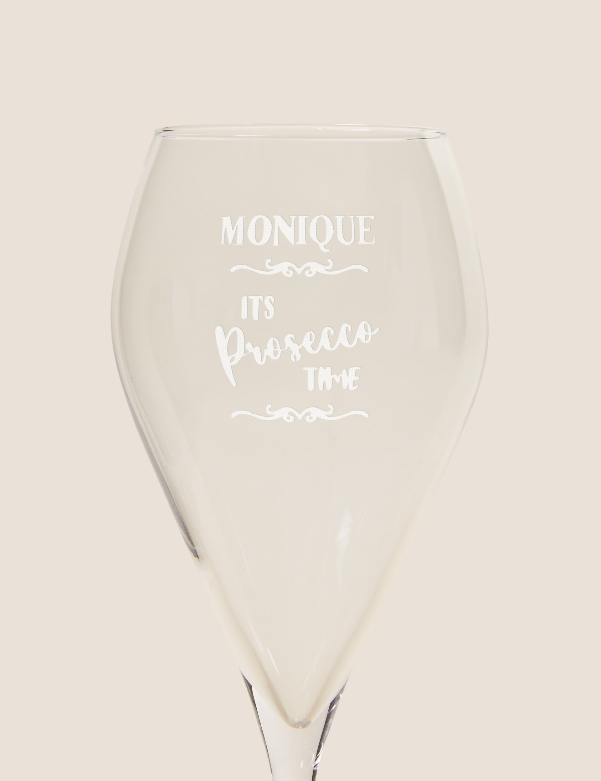 Personalised Name Prosecco Glass 2 of 3