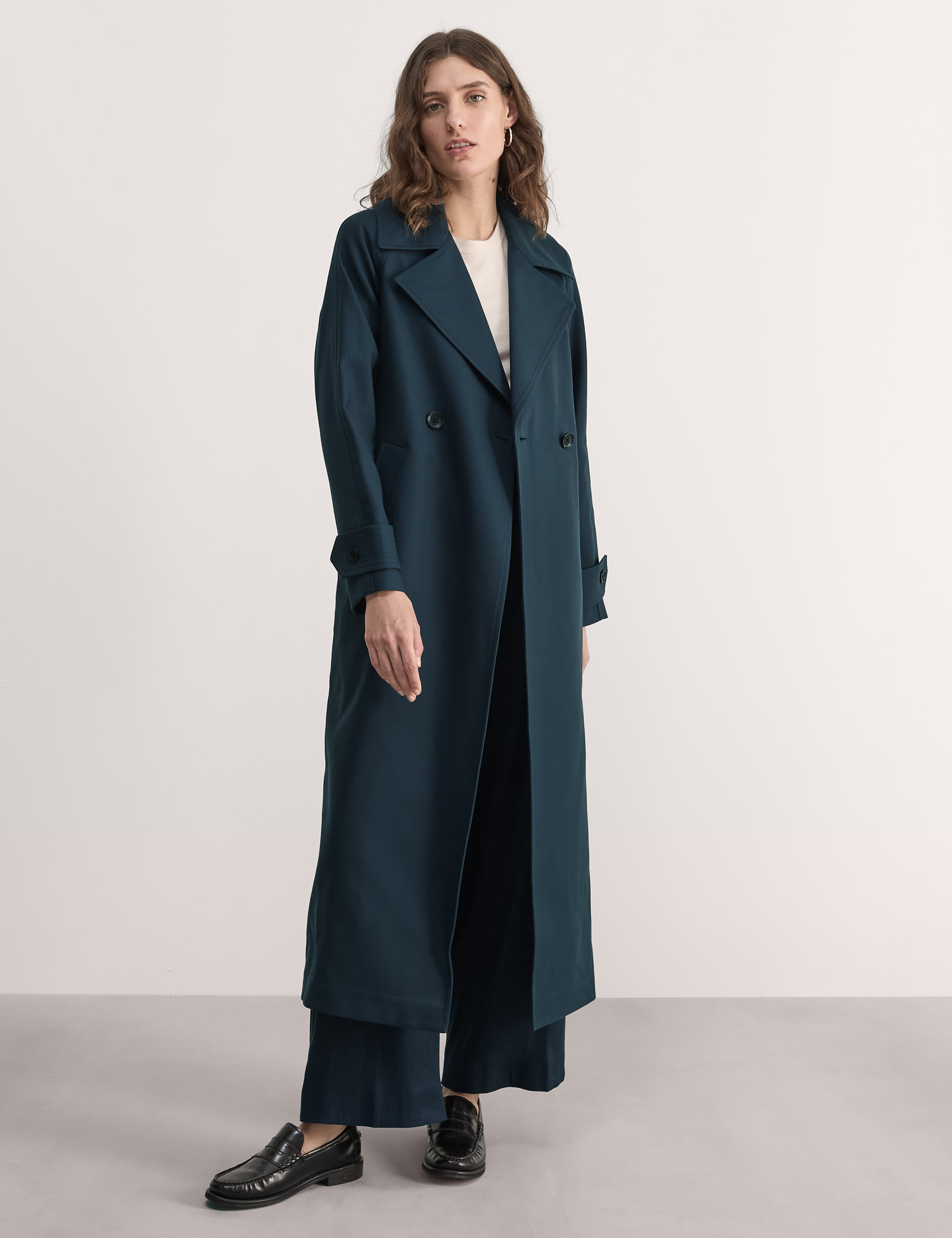 Pure Cotton Belted Trench Coat 7 of 12