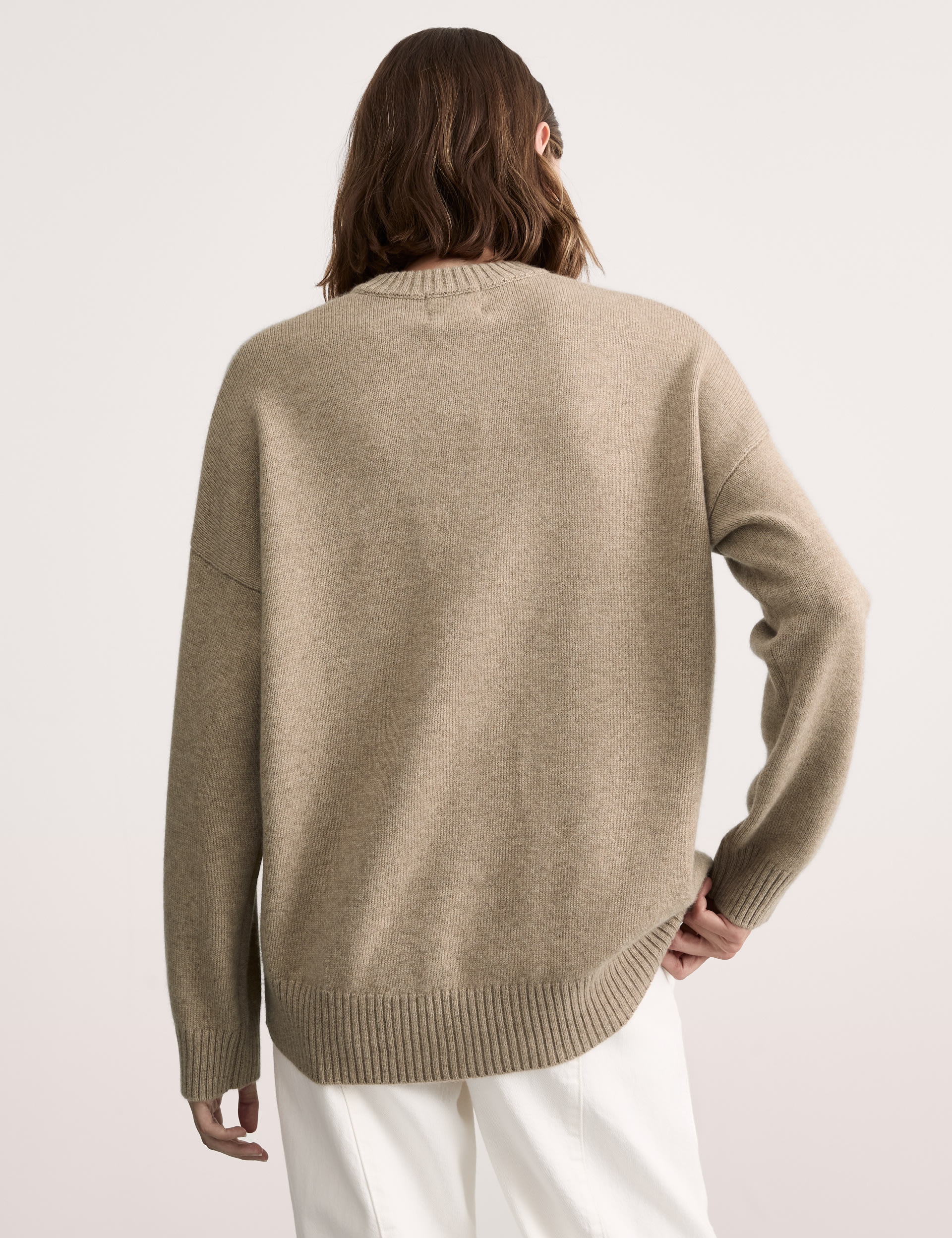 Pure Cashmere Crew Neck Relaxed Jumper 6 of 7
