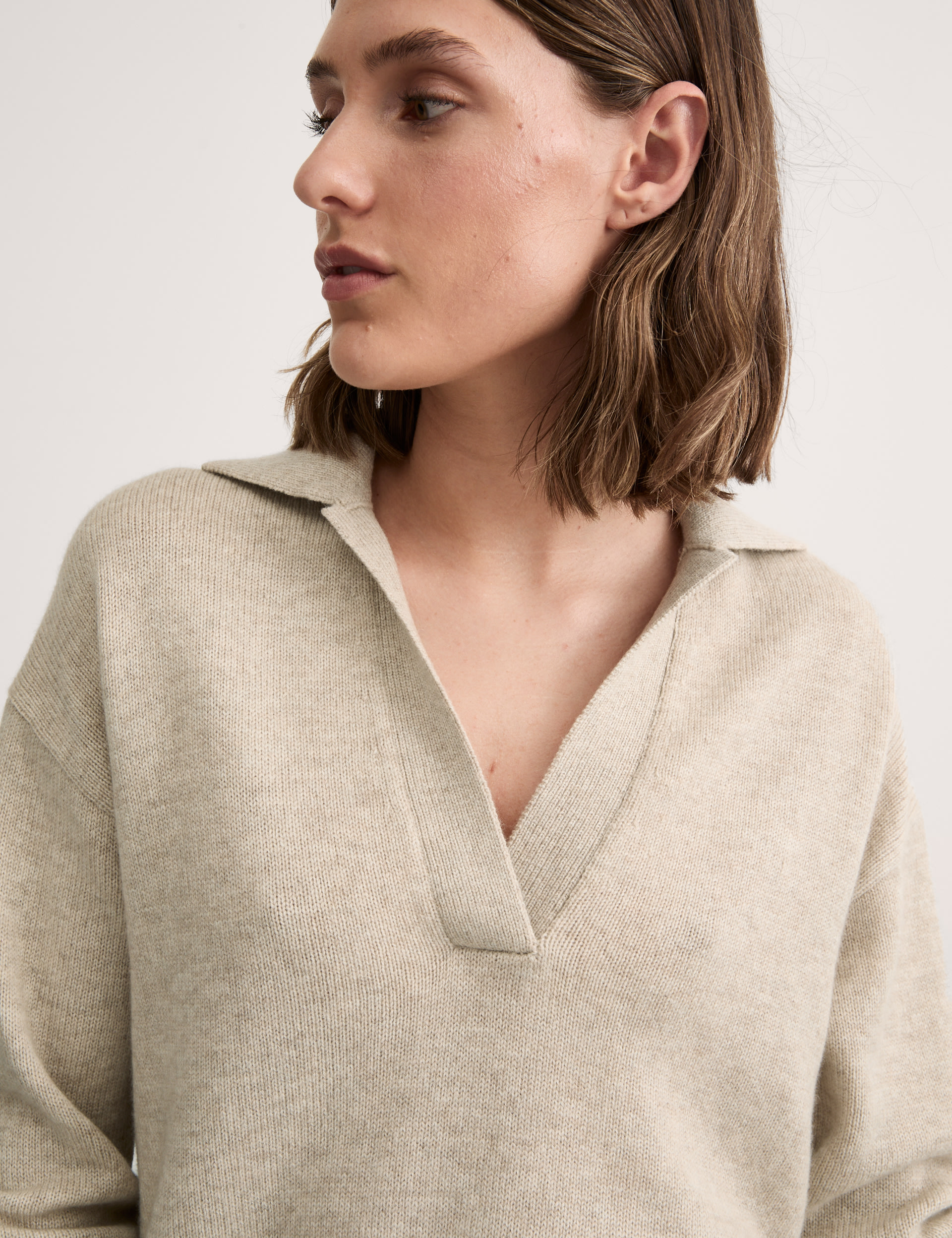 Wool Rich Collared Jumper with Cashmere 6 of 8