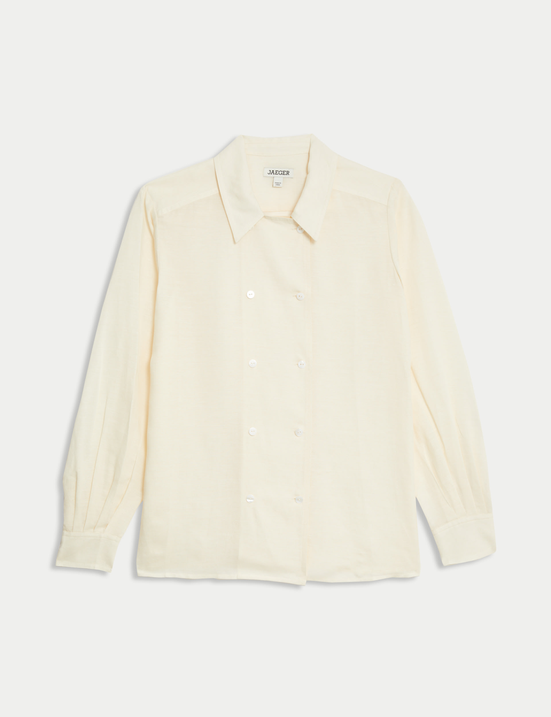 Linen Rich Button Detail Shirt 3 of 9