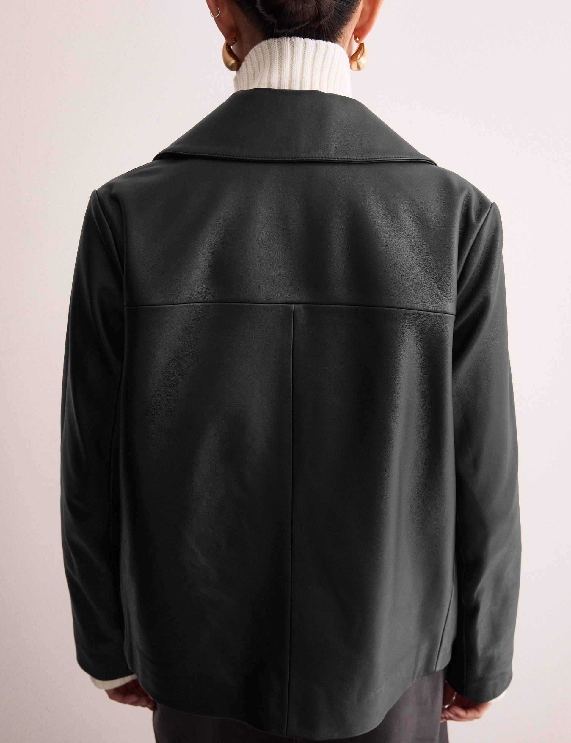 Leather Trucker Jacket 5 of 8