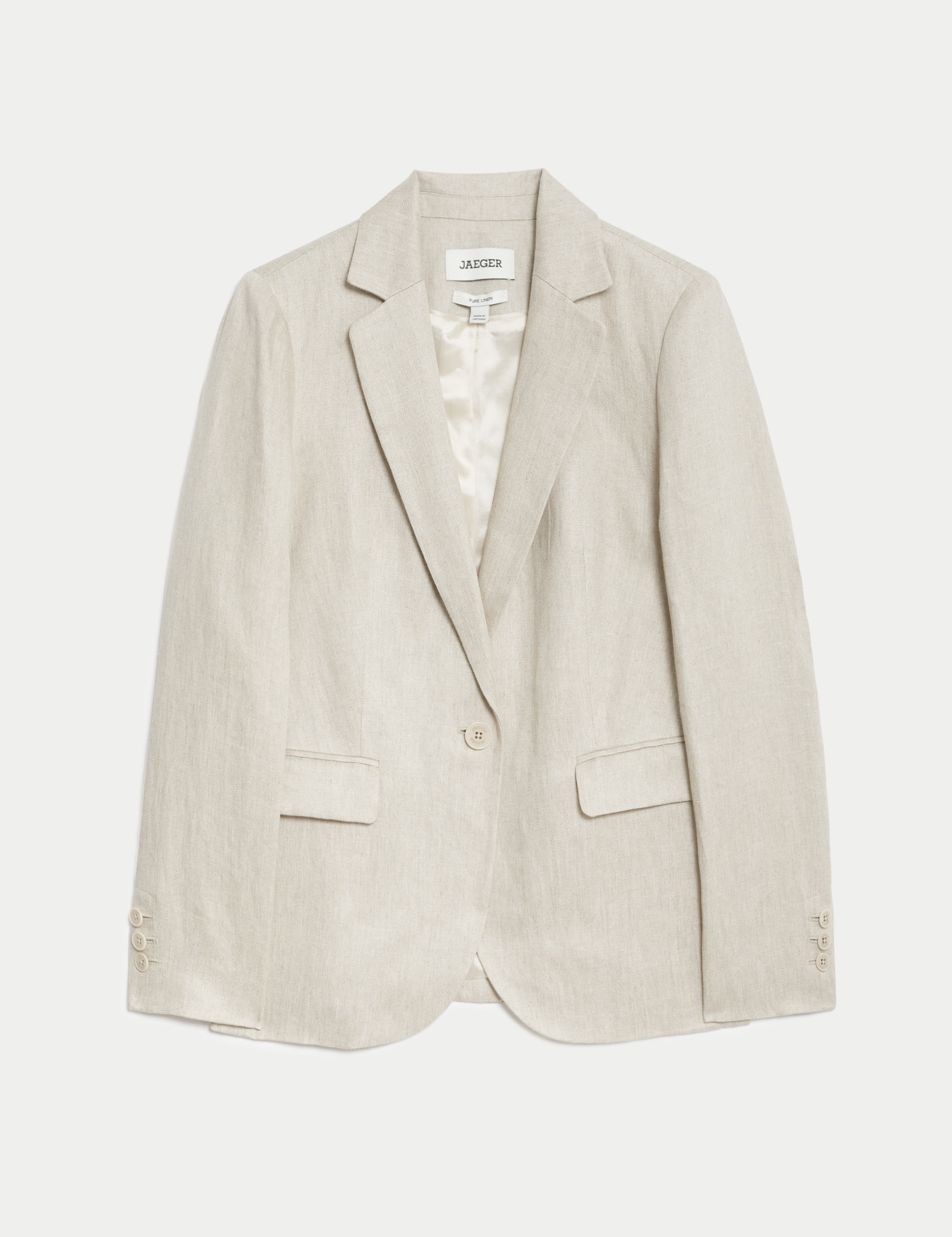 Pure Linen Relaxed Blazer 3 of 11