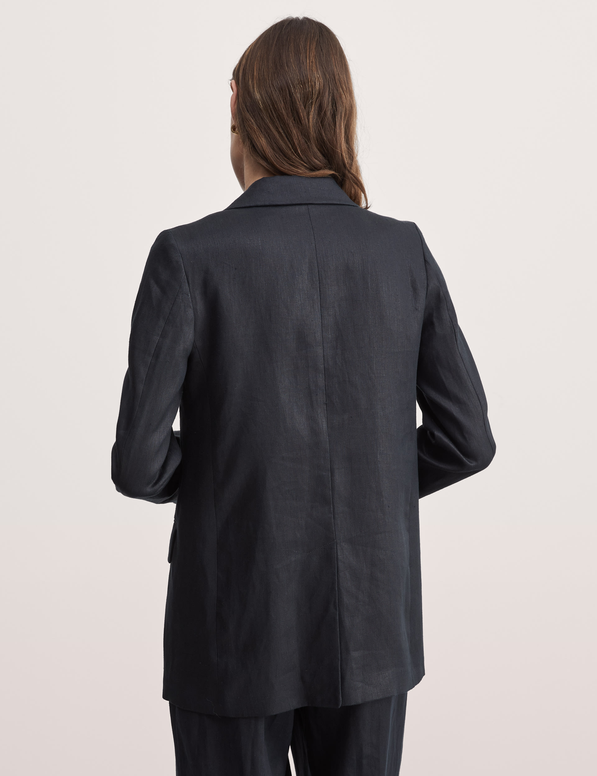 Pure Linen Double Breasted Jacket 6 of 6