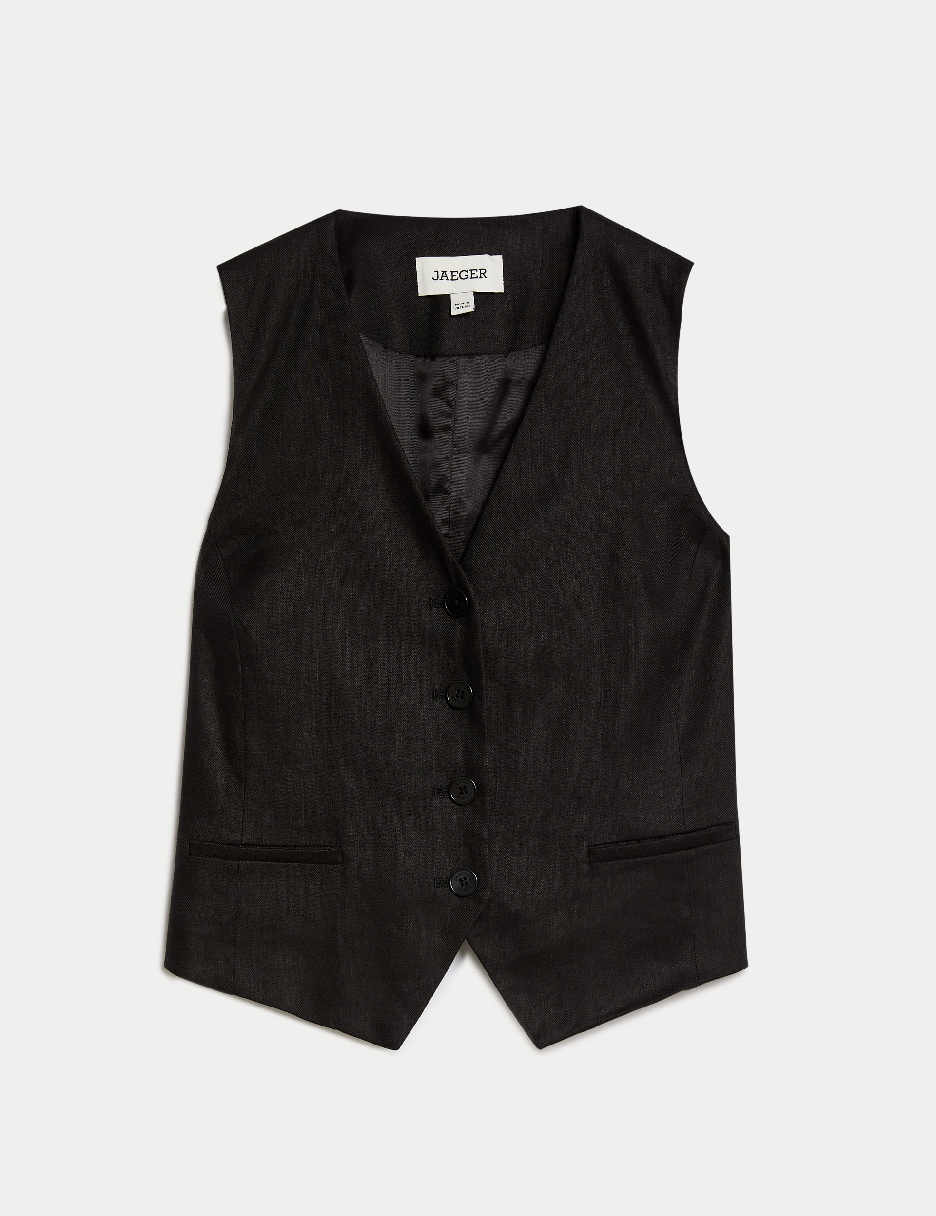 Linen Blend Waistcoat 2 of 7