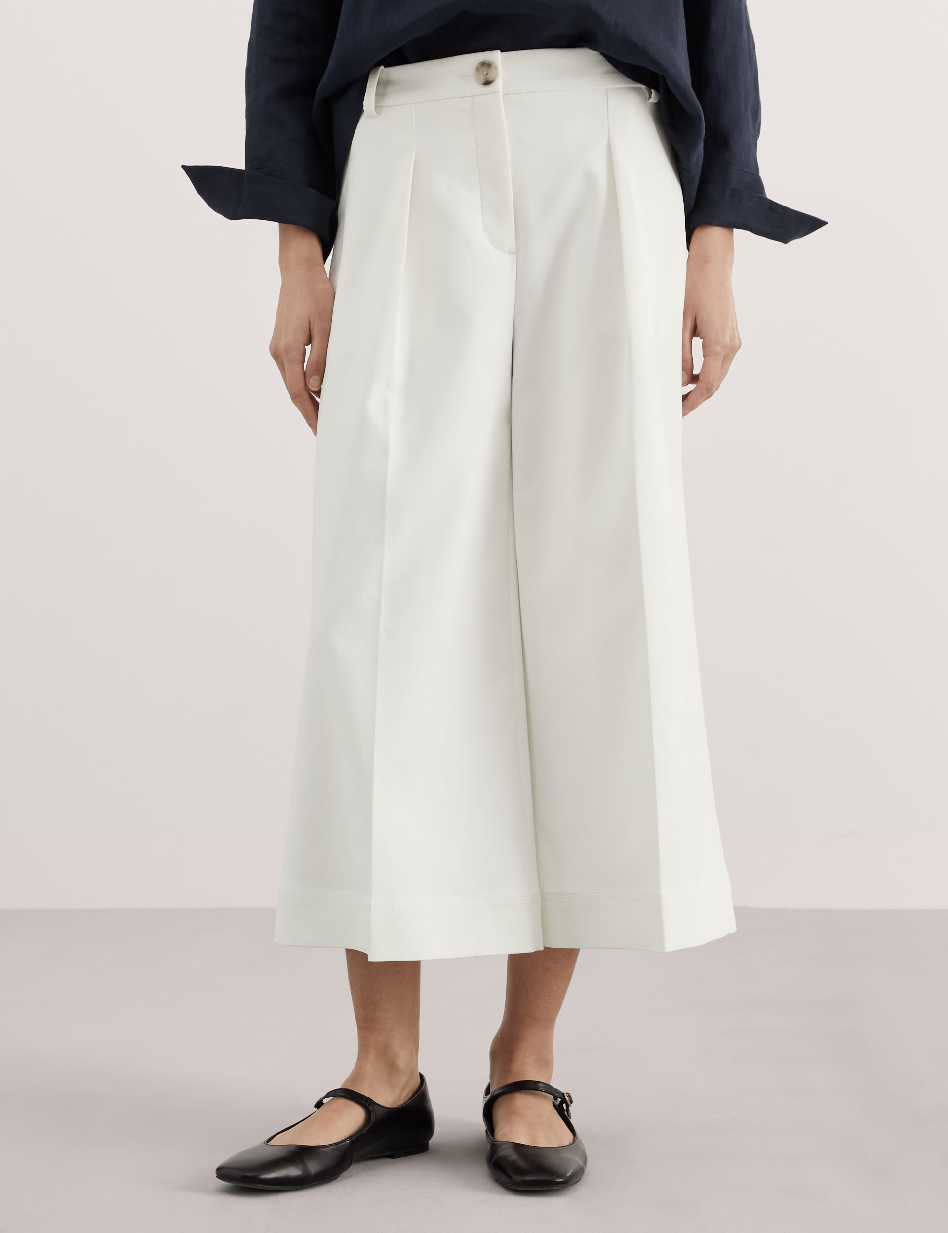 Cotton Rich Wide Leg Culottes 4 of 7