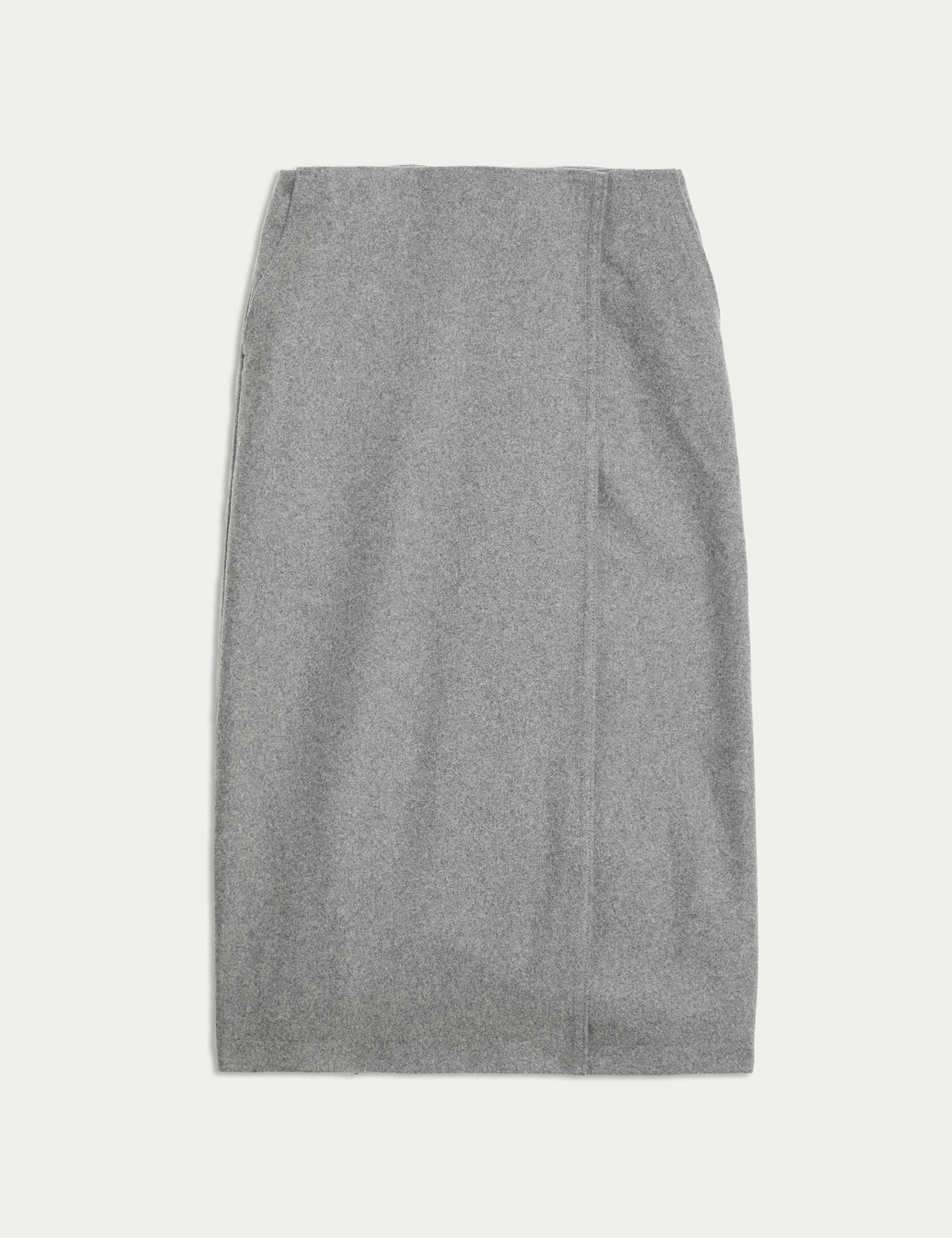 Melton Wool Midi Wrap Skirt 2 of 7