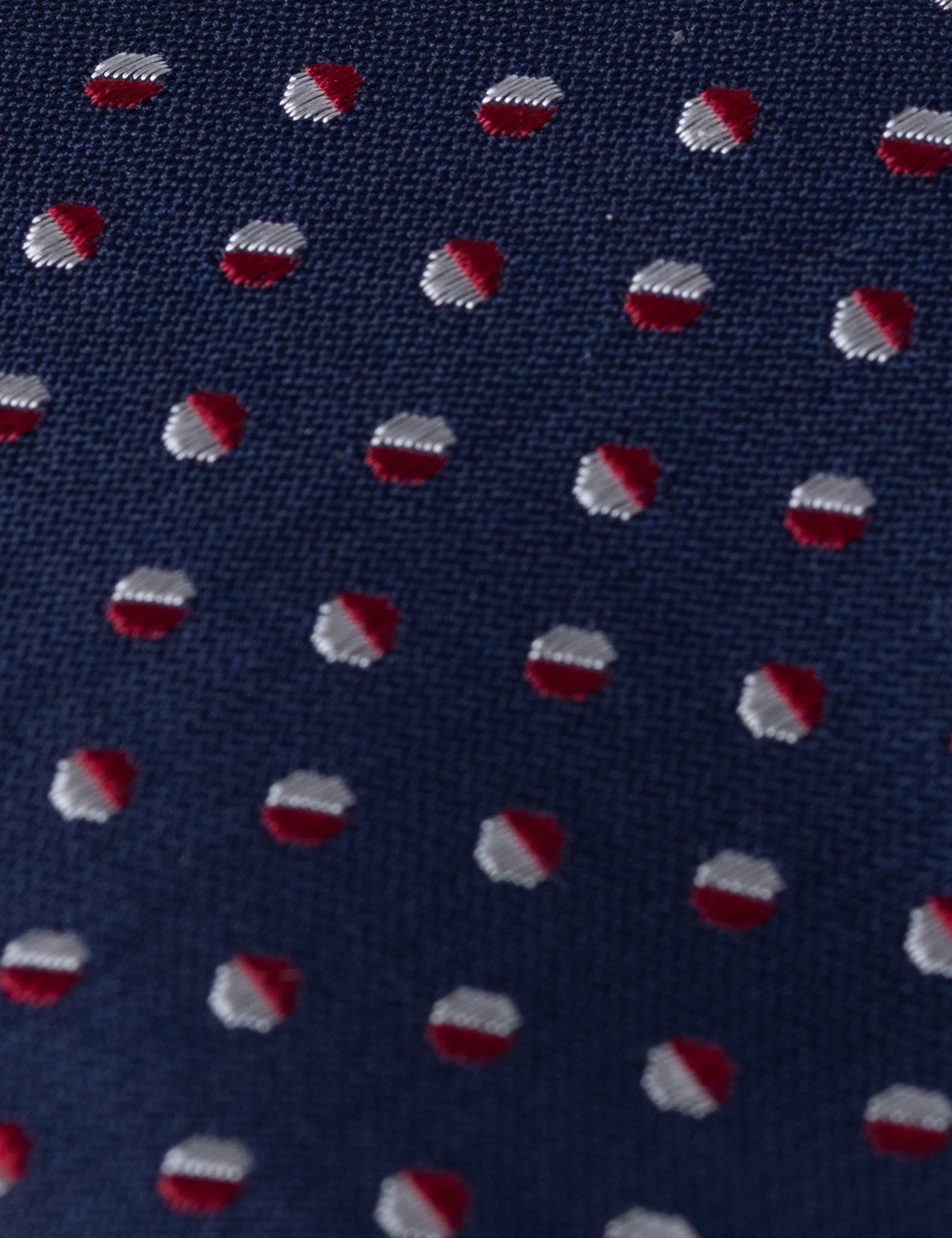 Polka Dot Pure Silk Tie 3 of 3