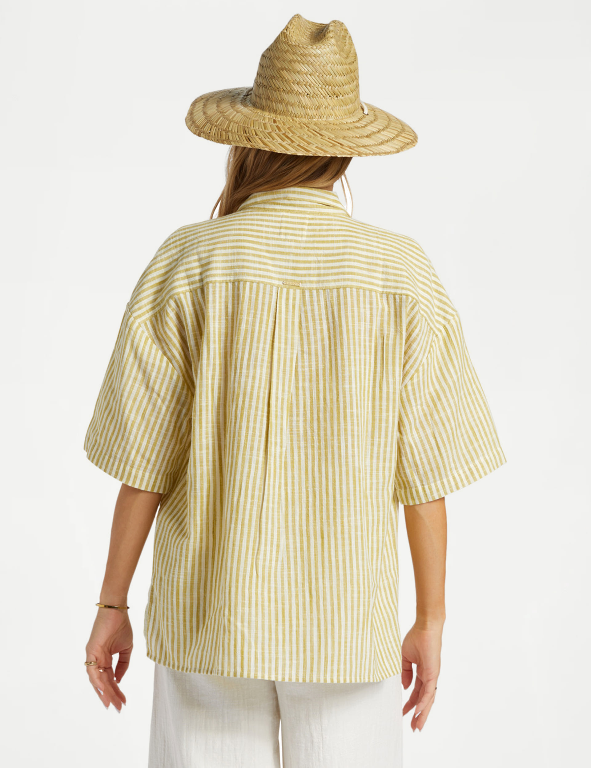 Beach Side Pure Cotton Striped Beach Shirt 4 of 5