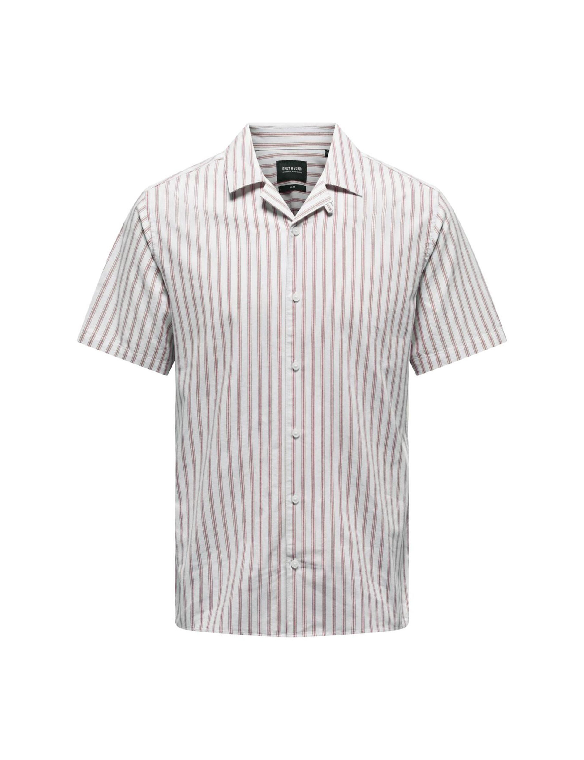 Cotton Rich Striped Oxford Shirt 2 of 6