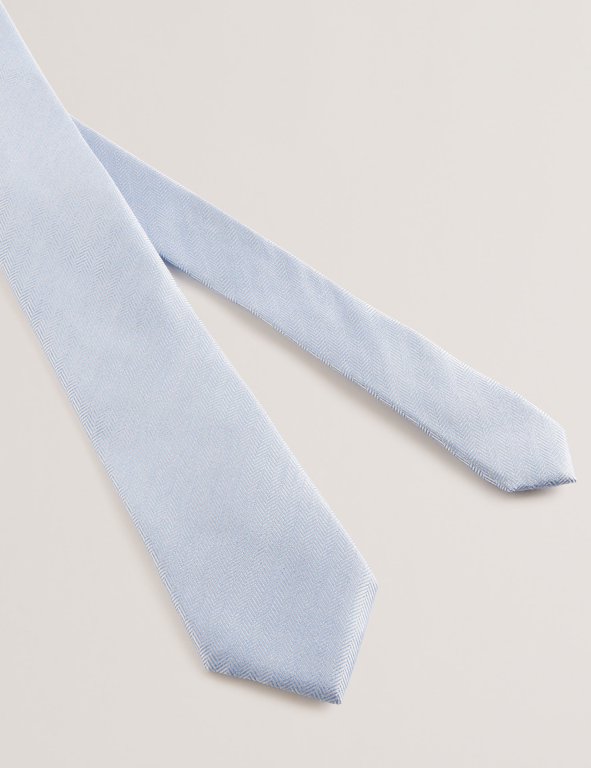 Herringbone Pure Silk Tie 2 of 3