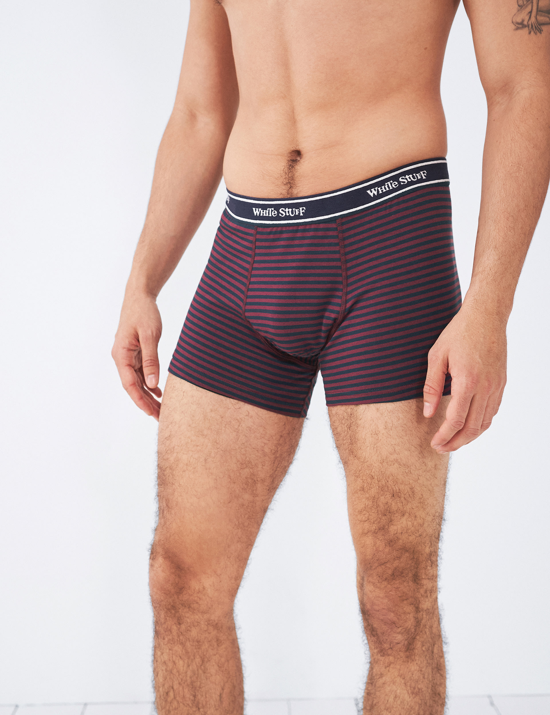 2pk Cotton Rich Striped Boxers 3 of 5